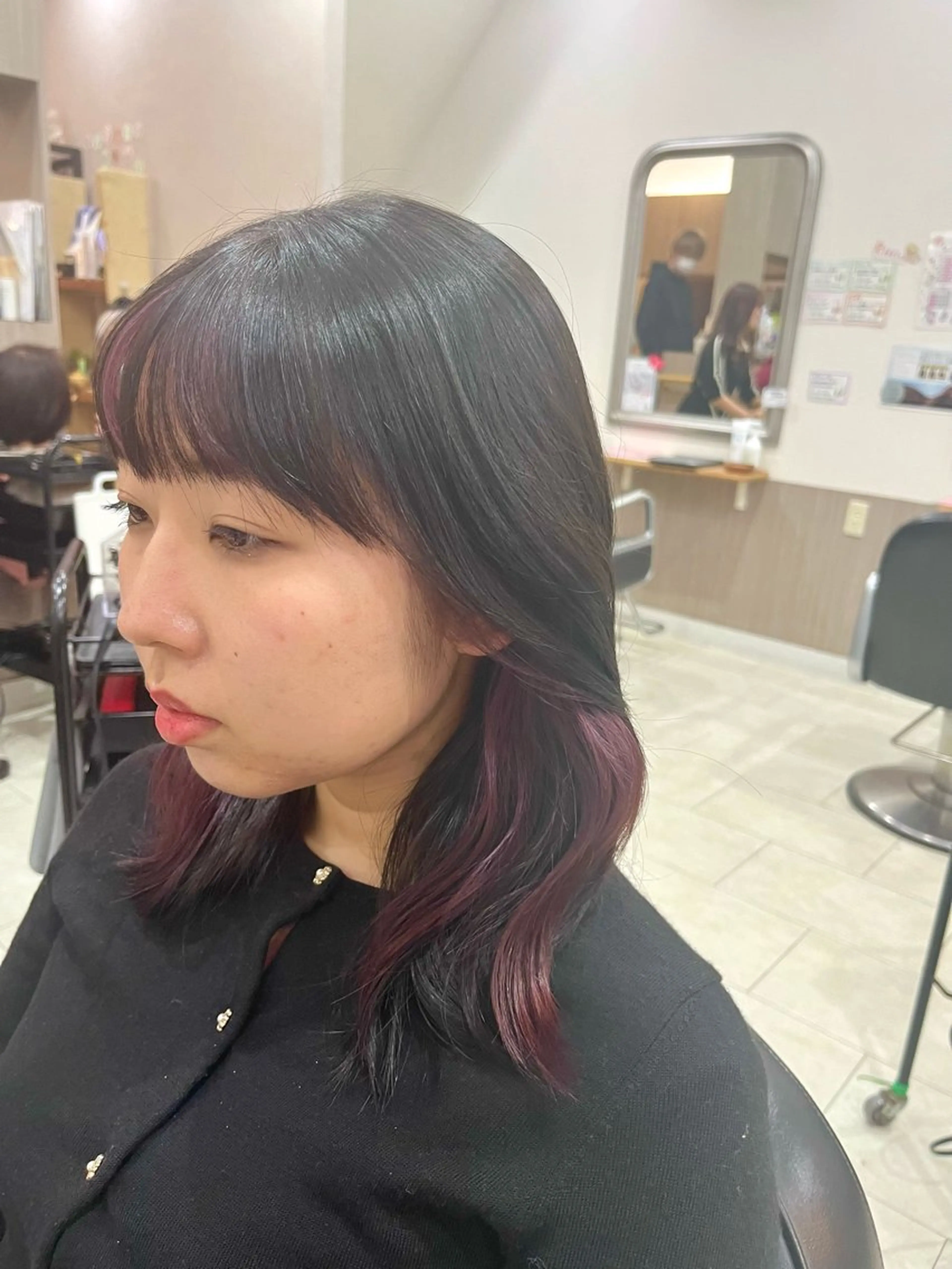 カラー カット ヘアカラー 艶髪🥣透明感カラー 🫧前田奈津実のヘアスタイル