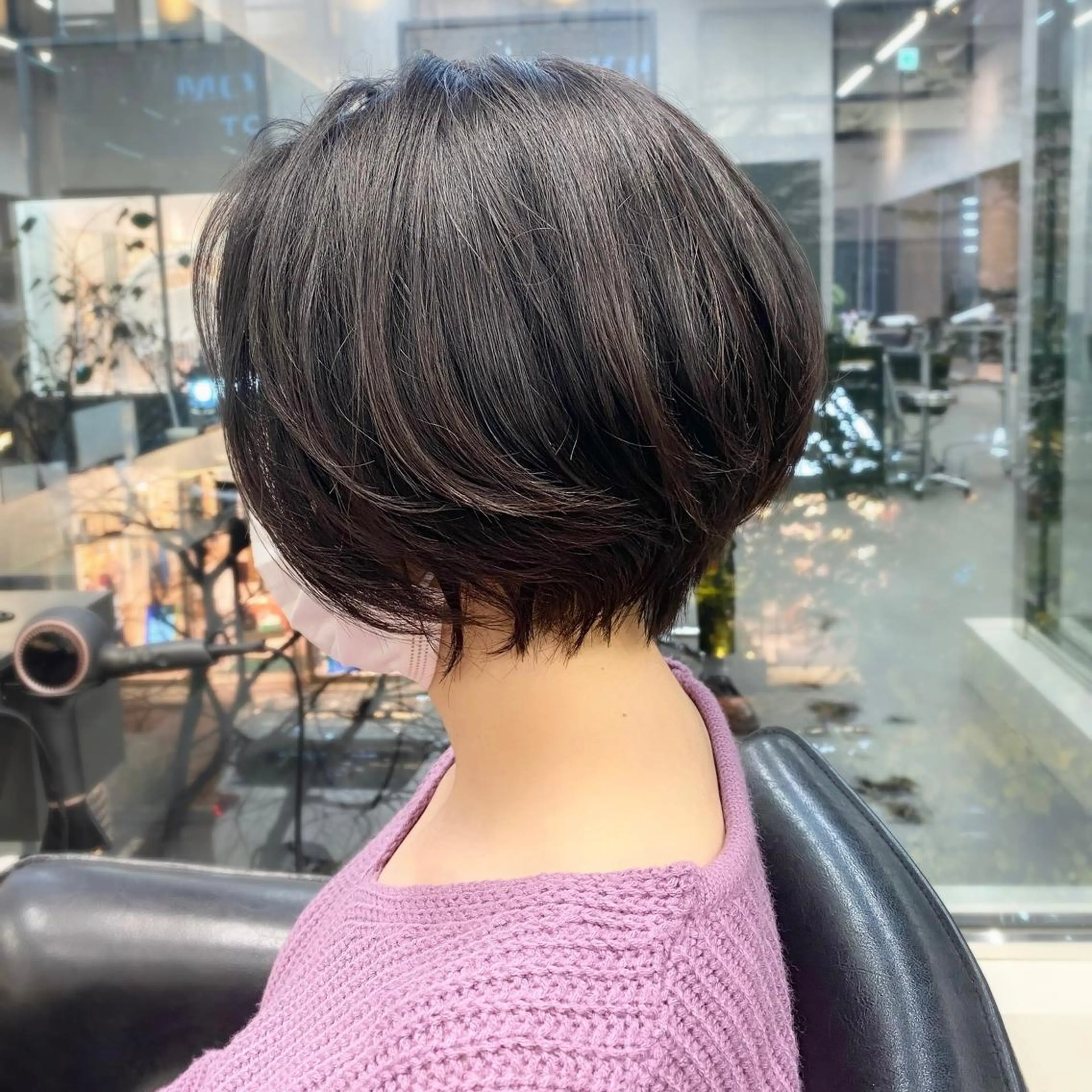 ショート カラー パーマ ヘアアレンジ メンズ キッズ ネイル マツエク・マツパ カット ヘアカラー トリートメント modek's tokyo所属・ショートボブデザイン ☺︎shunのヘアスタイル