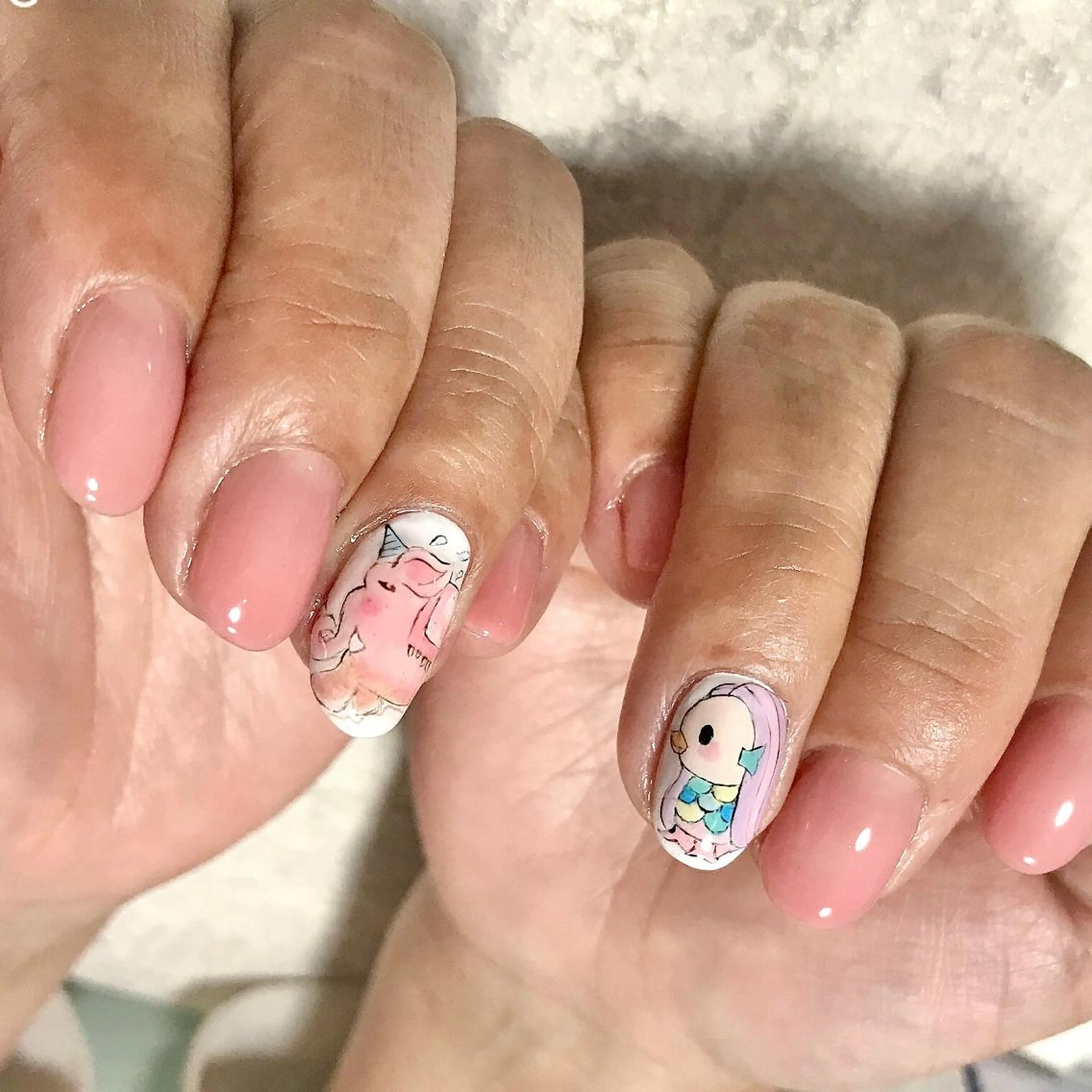 ネイル アートネイル グラデーション オフィスネイル ワンカラーネイル シンプルネイル ステラ marikominoのネイルデザイン