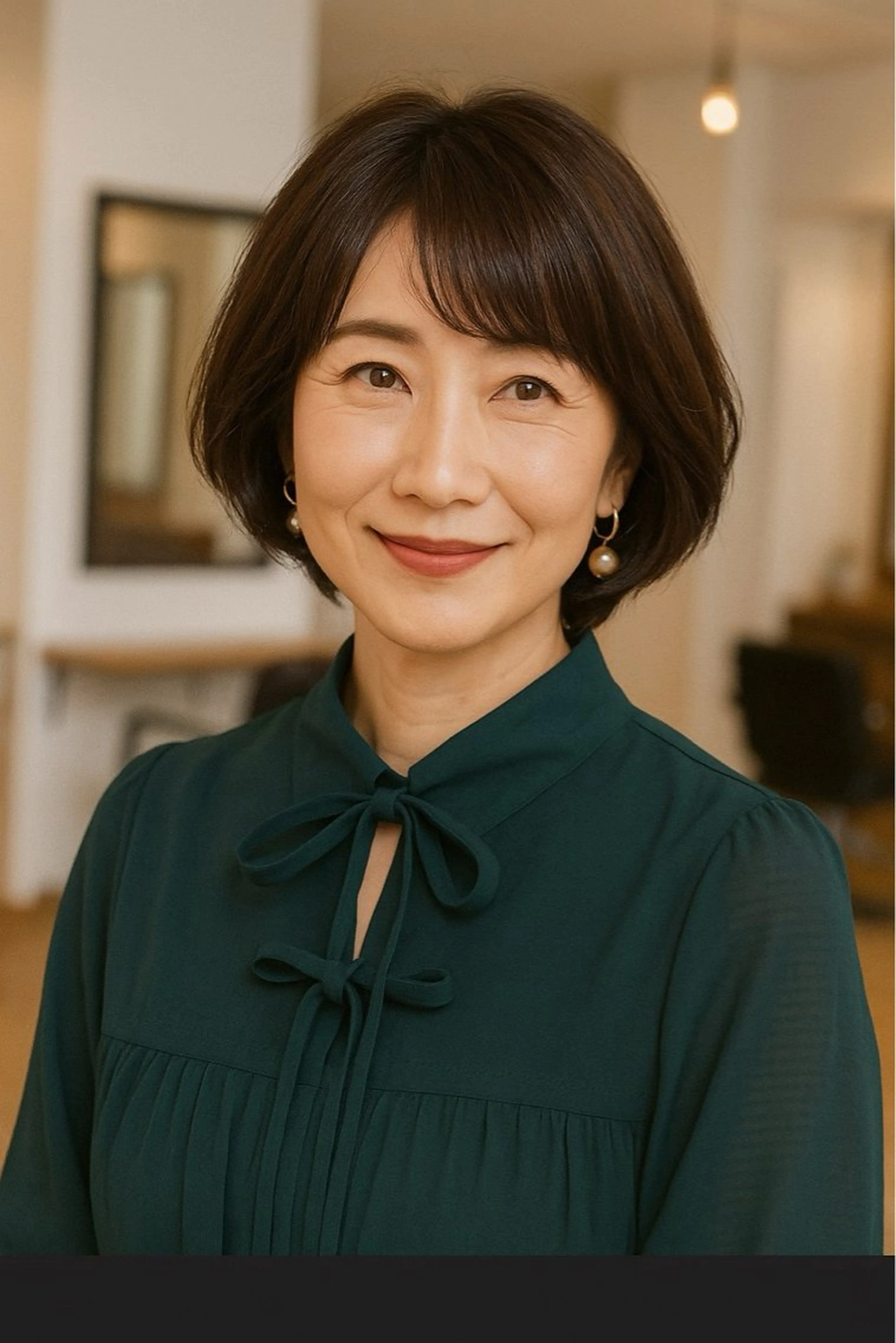 ミディアム ヘアカラー トリートメント 髪質改善/マツエク垢 抜け透明感カラー衣笠のヘアスタイル