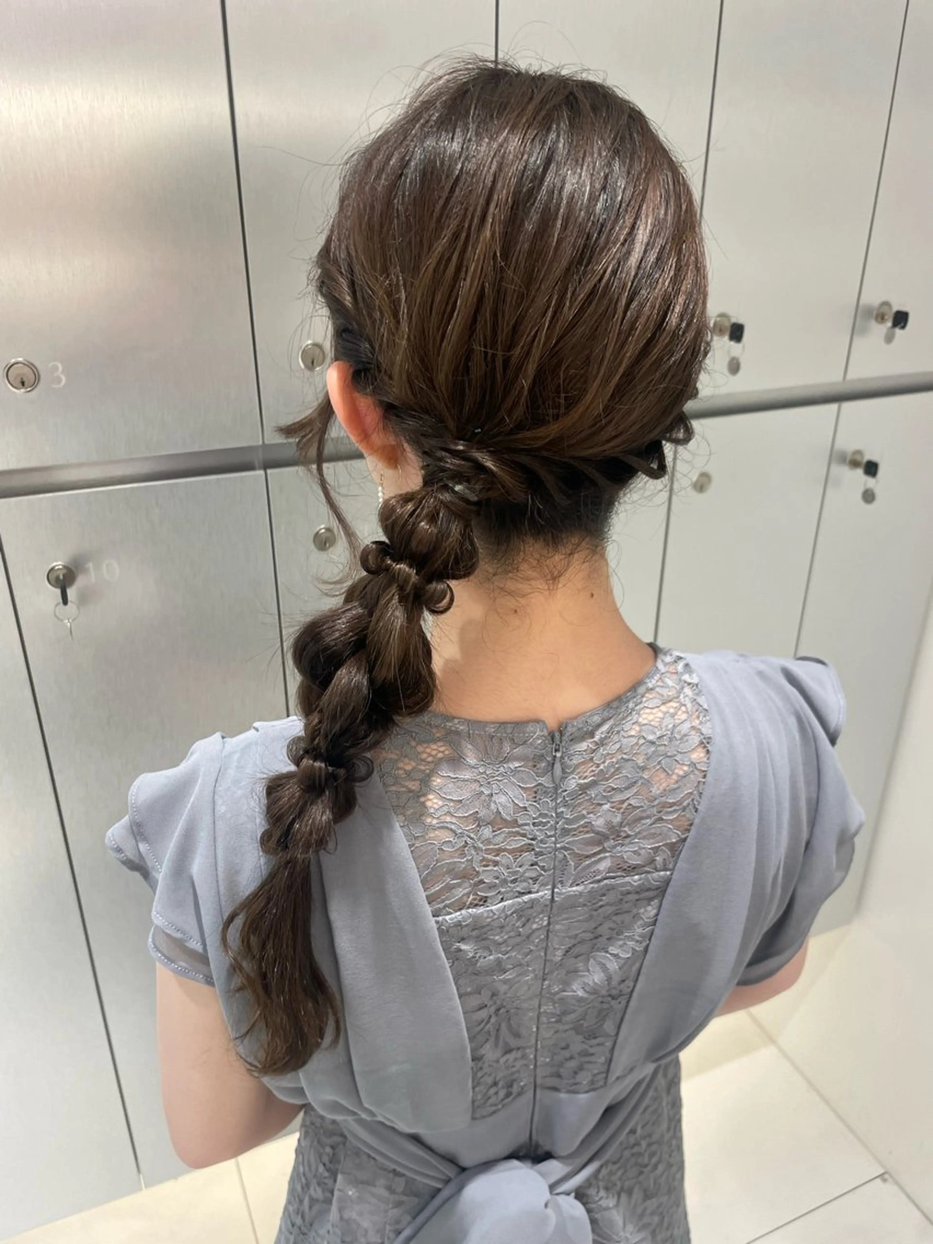 ヘアアレンジ 結婚式・ブライダル ヘアセット ヘアセット🎀耳つぼ 👂💎MONAMIのヘアスタイル