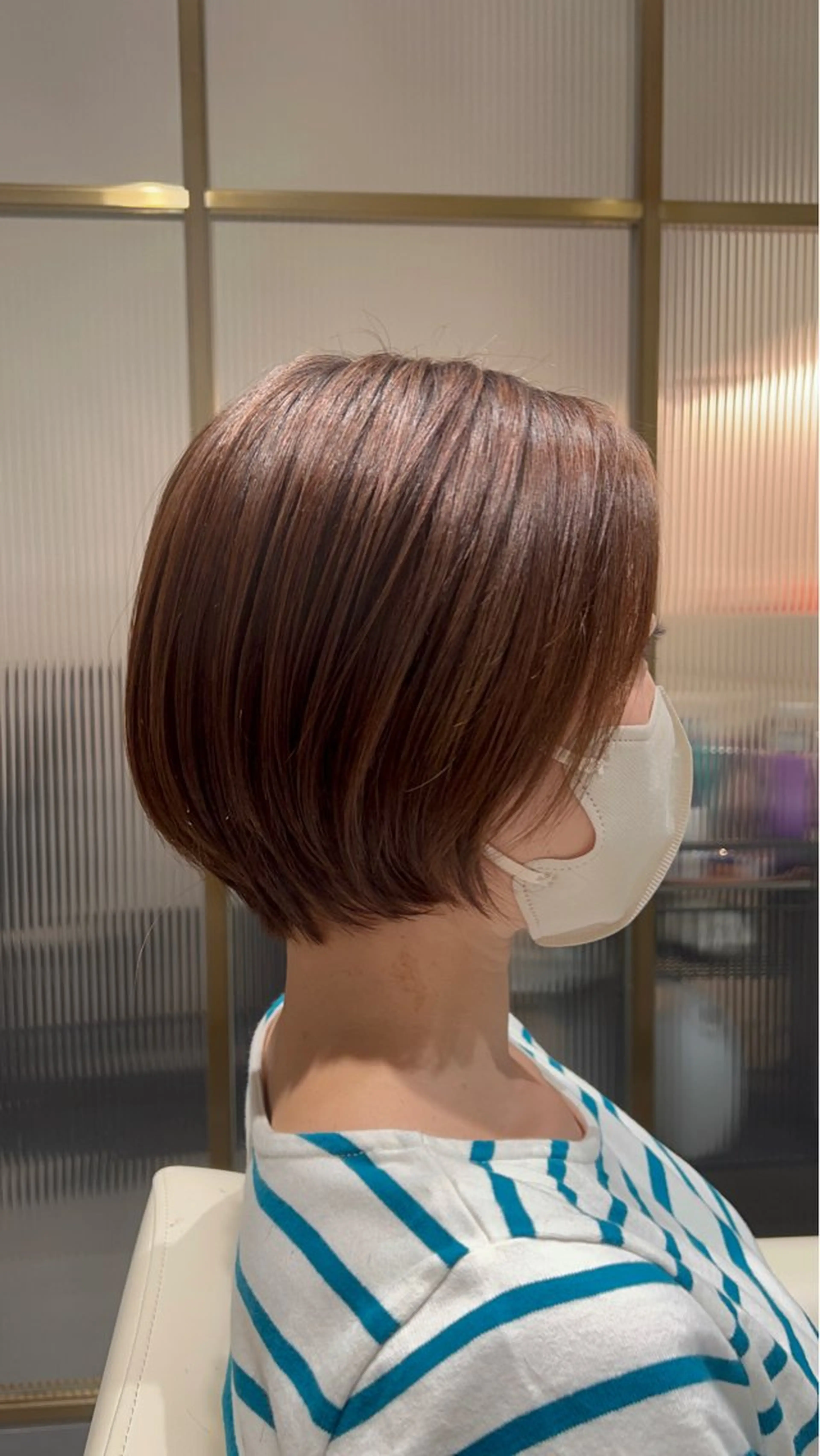 ショート ショートボブ ボブ くびれヘア 髪質改善 ショートヘア 🍁艶カラー／ レイヤー🍁/和也のヘアスタイル