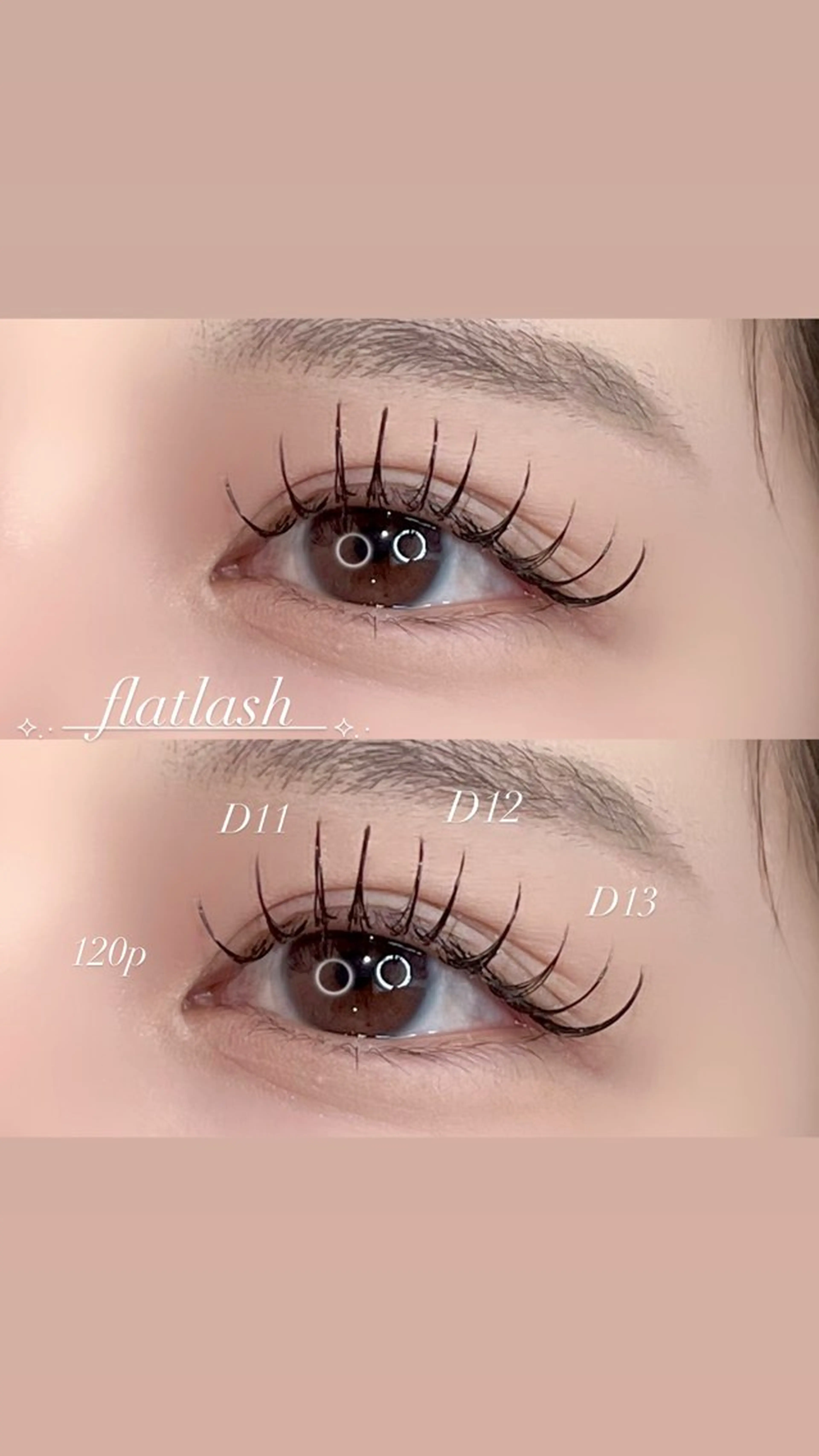 ꒰ ‪オフなしの方 ꒱‬フラットラッシュ120本🎀束感コーティングお仕上げ付🫧⚠︎︎現金のみの写真