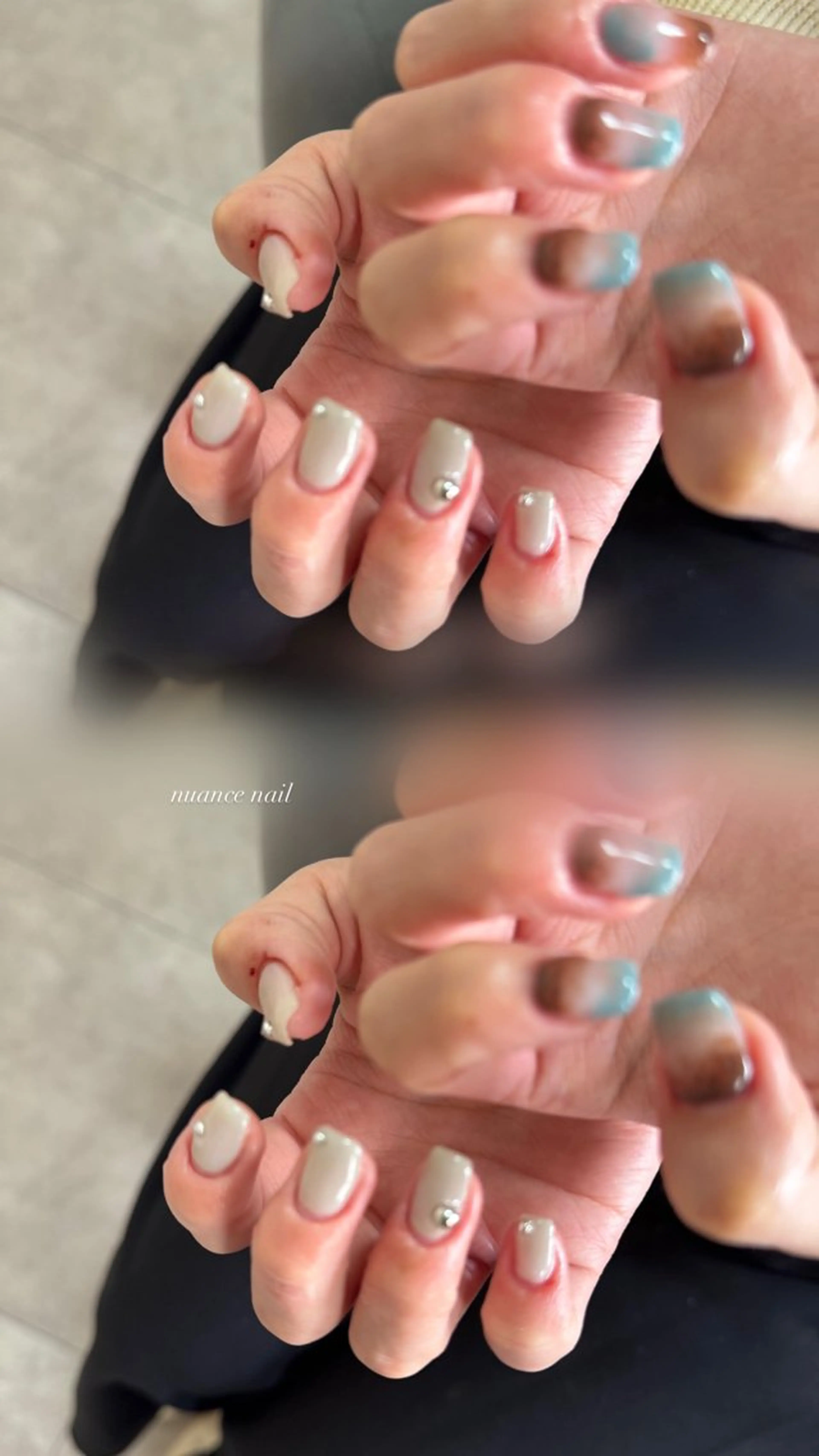 ネイル ニュアンスネイル ハンドネイル nail lam kykaのネイルデザイン