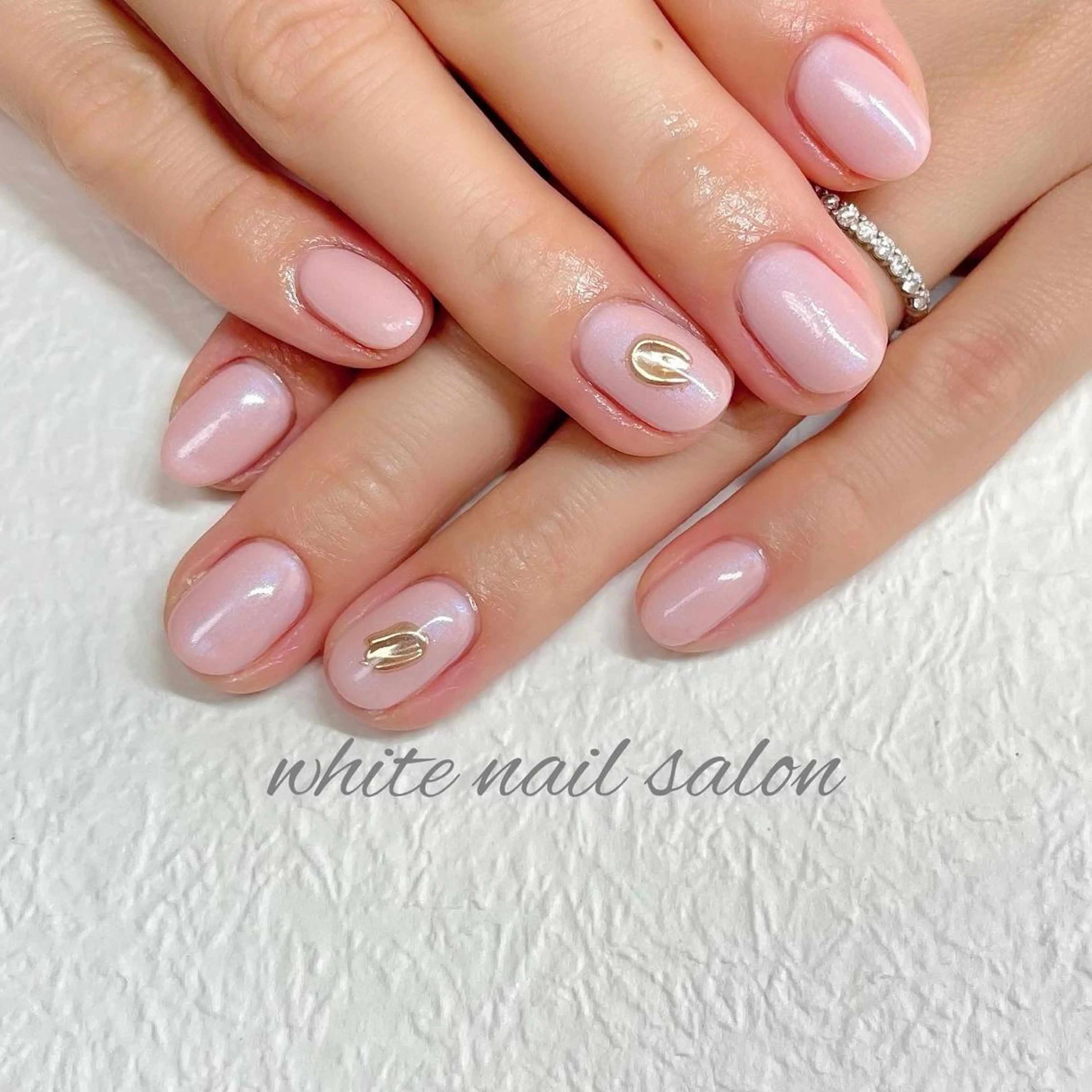 ネイル アートネイル ジェルネイル ハードジェル ラメ(グリッター) 持ち込み ハンドネイル white nail salonのネイルデザイン