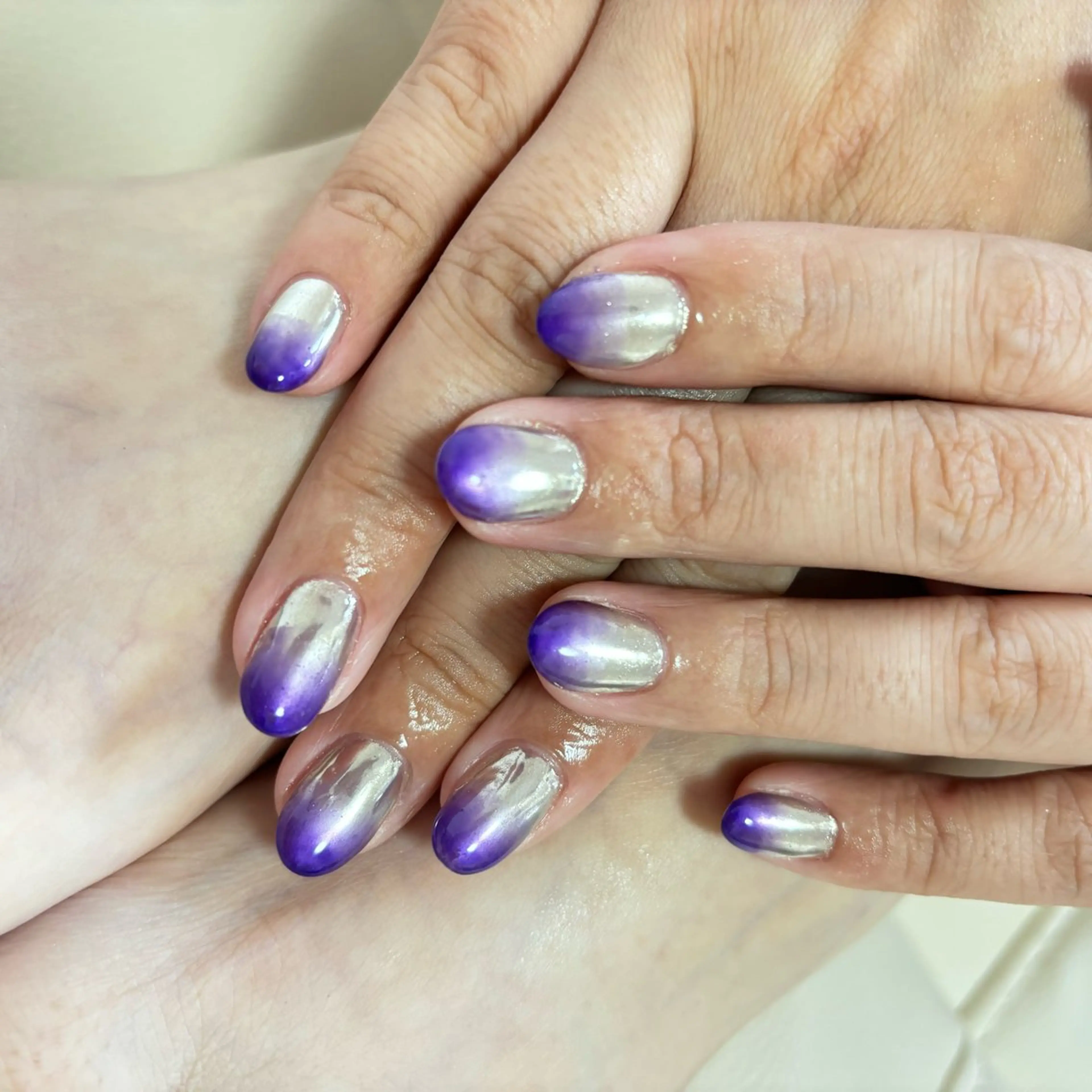 ネイル グラデーション ハンドネイル RE💟N.NAIL ラテン系お姉さんのネイルデザイン