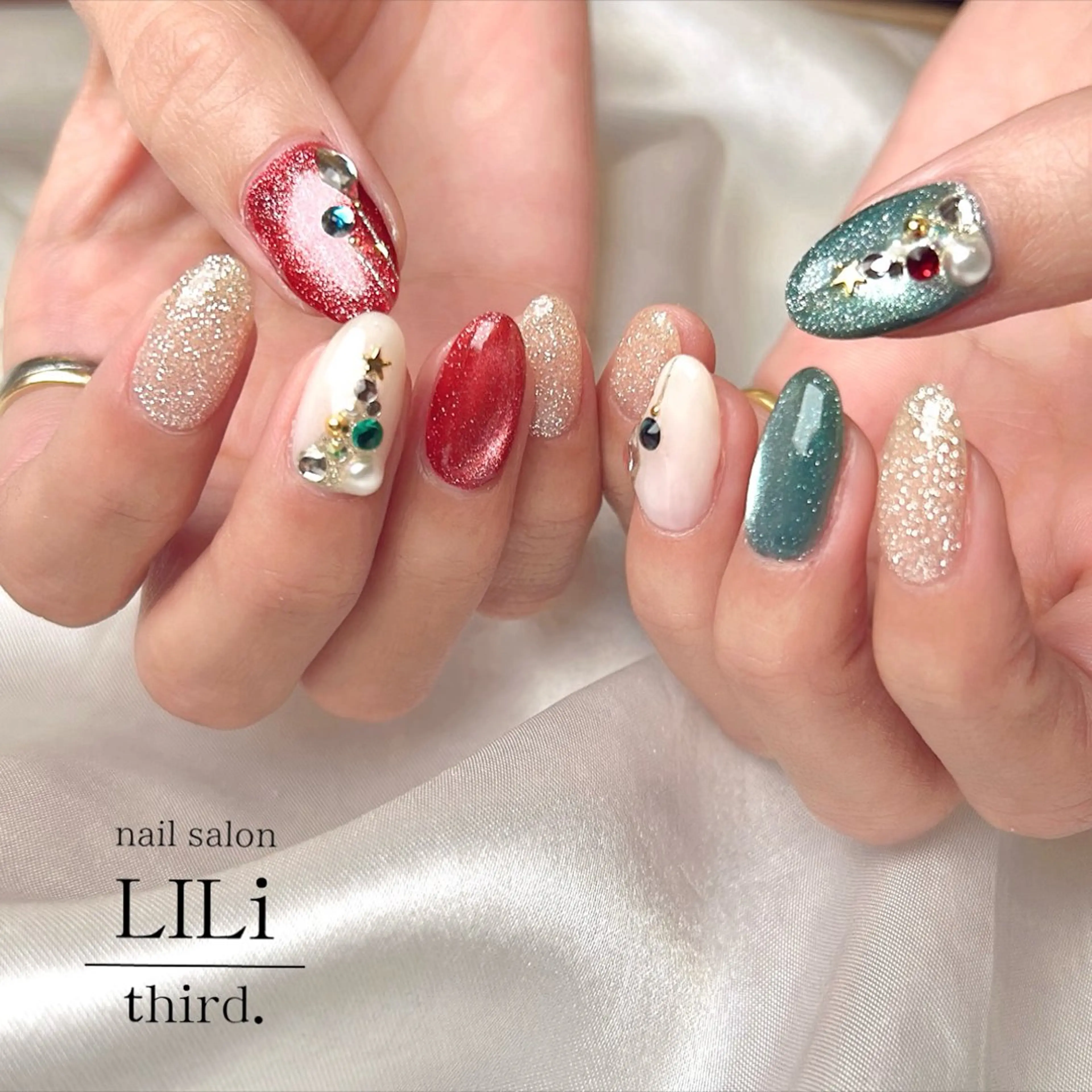 ネイル ハンドネイル nail salon LILi third.所属・Saya ᵕ̈*のネイルデザイン