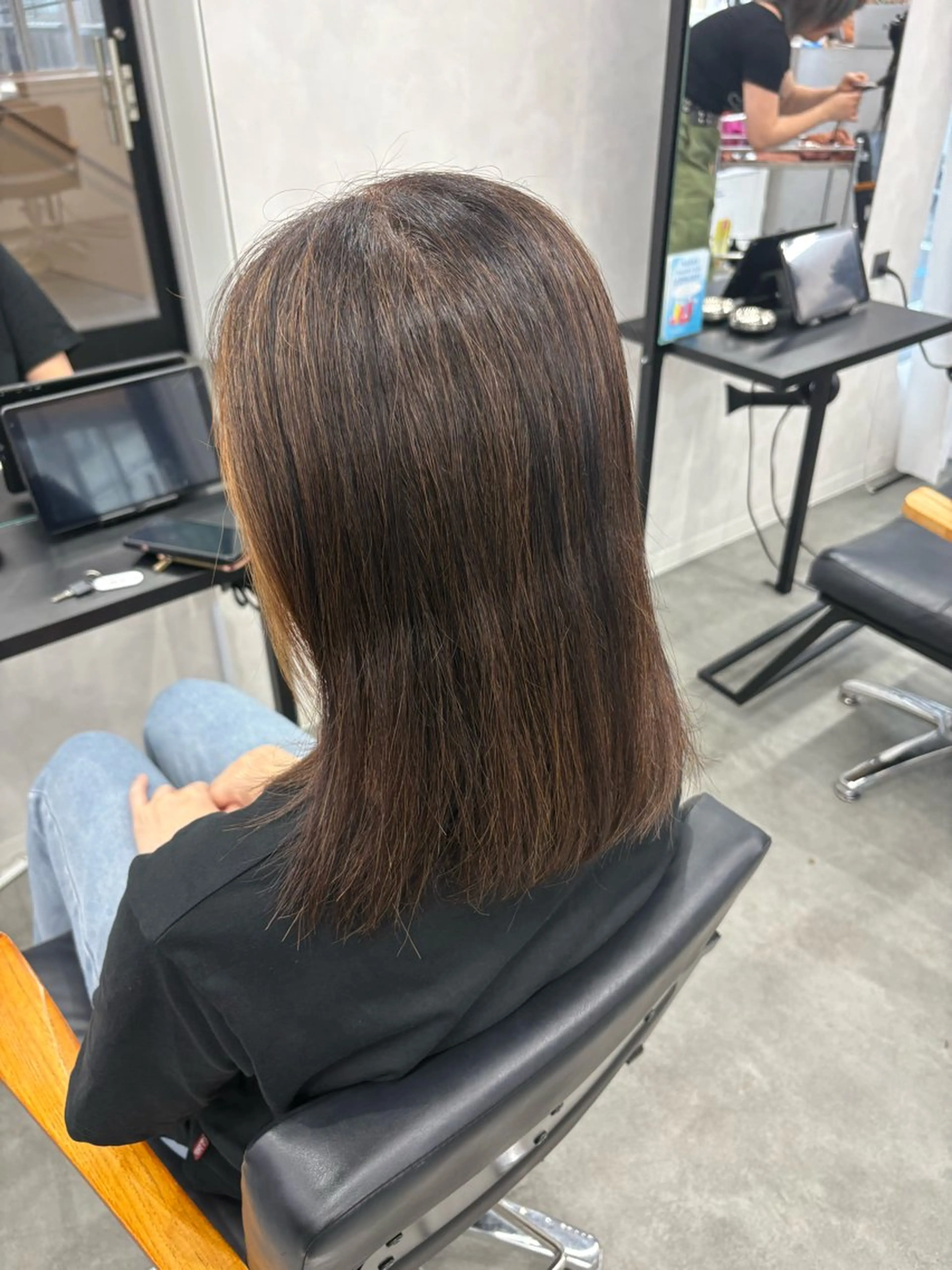 ミディアム 撮影モデル LIV所属・LIV(リヴ) My (マイ)のヘアスタイル