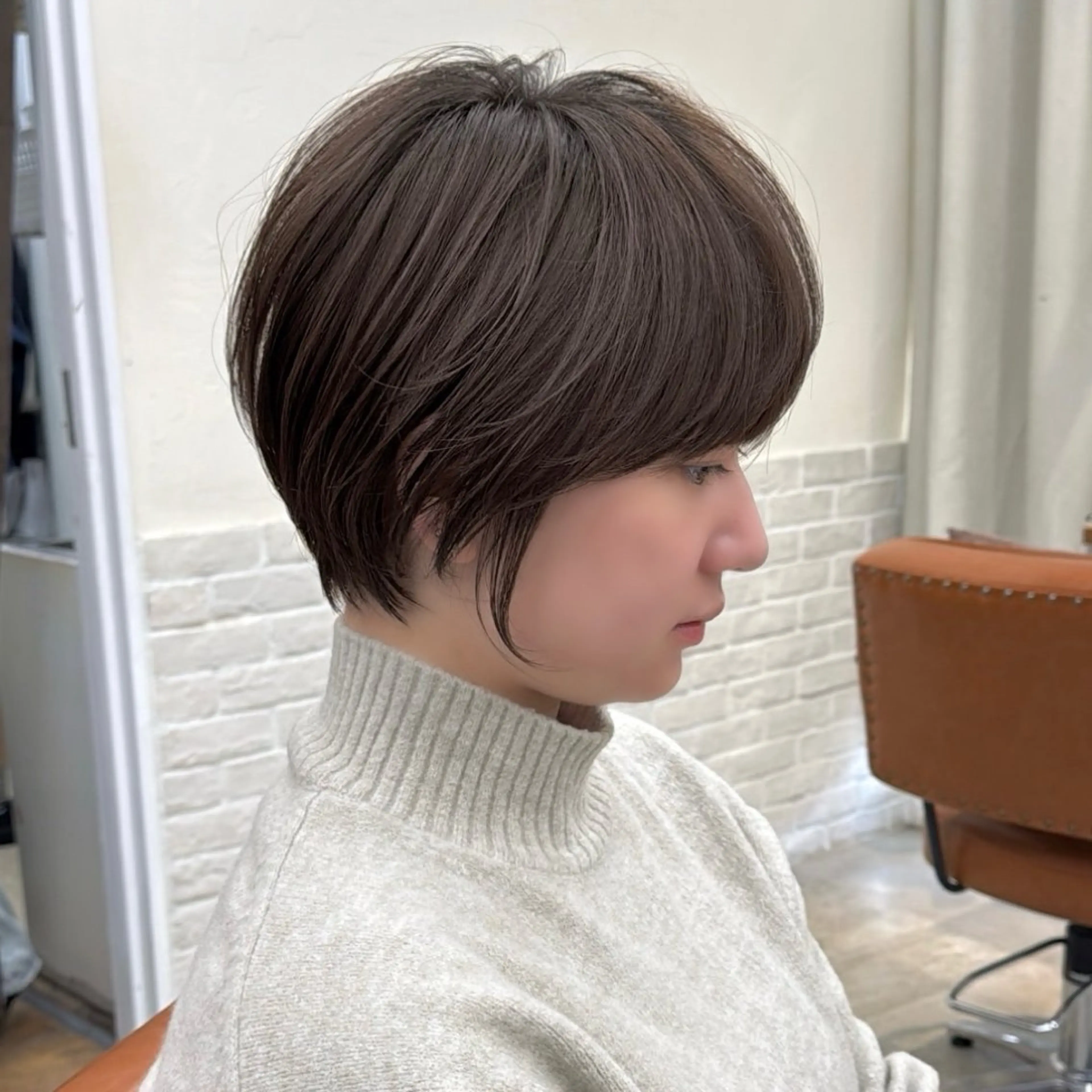 ショート カラー 髪質改善🤍艶カラー ゆいのヘアスタイル