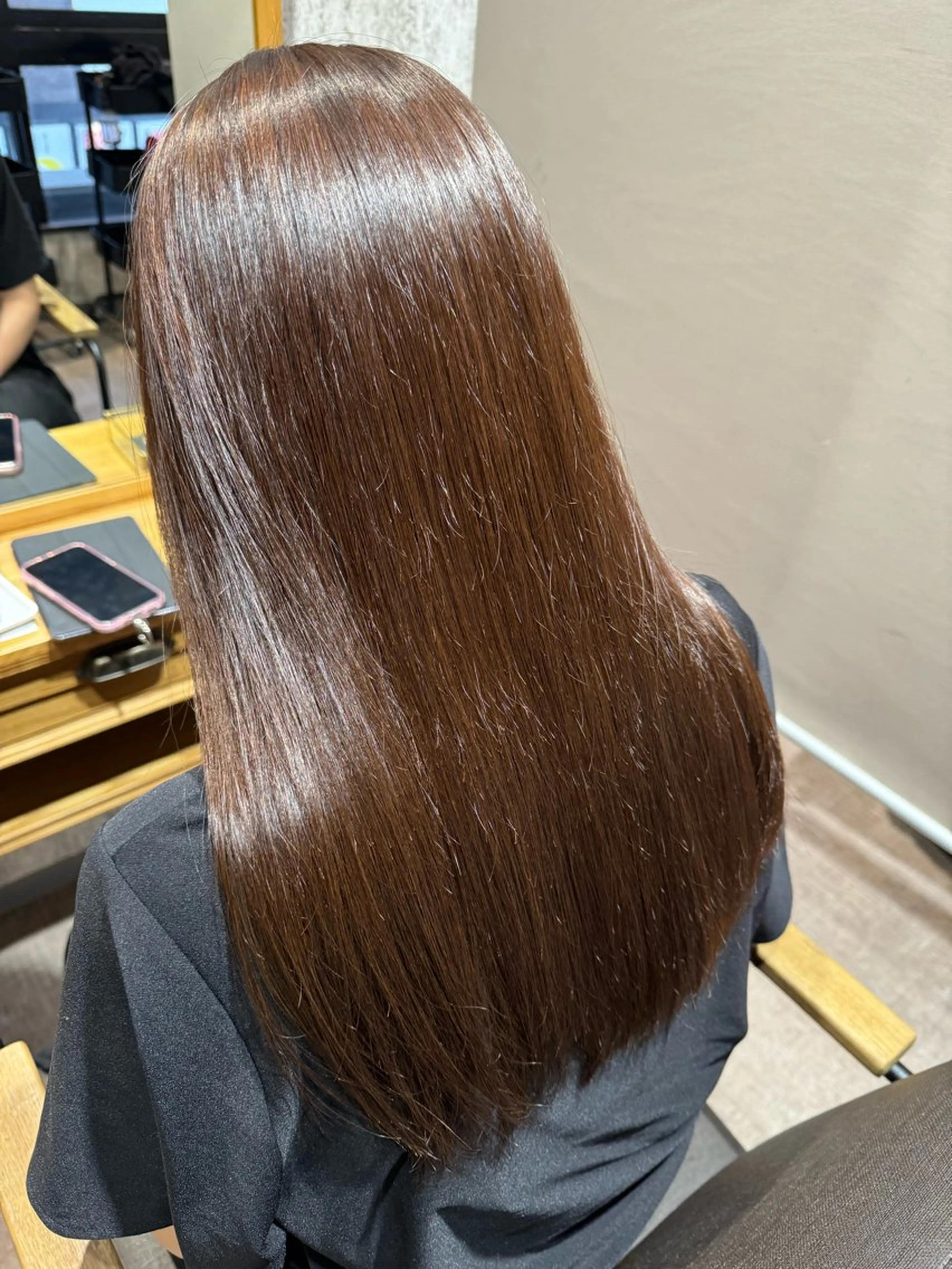 ロング 箕畑 麗菜のヘアスタイル