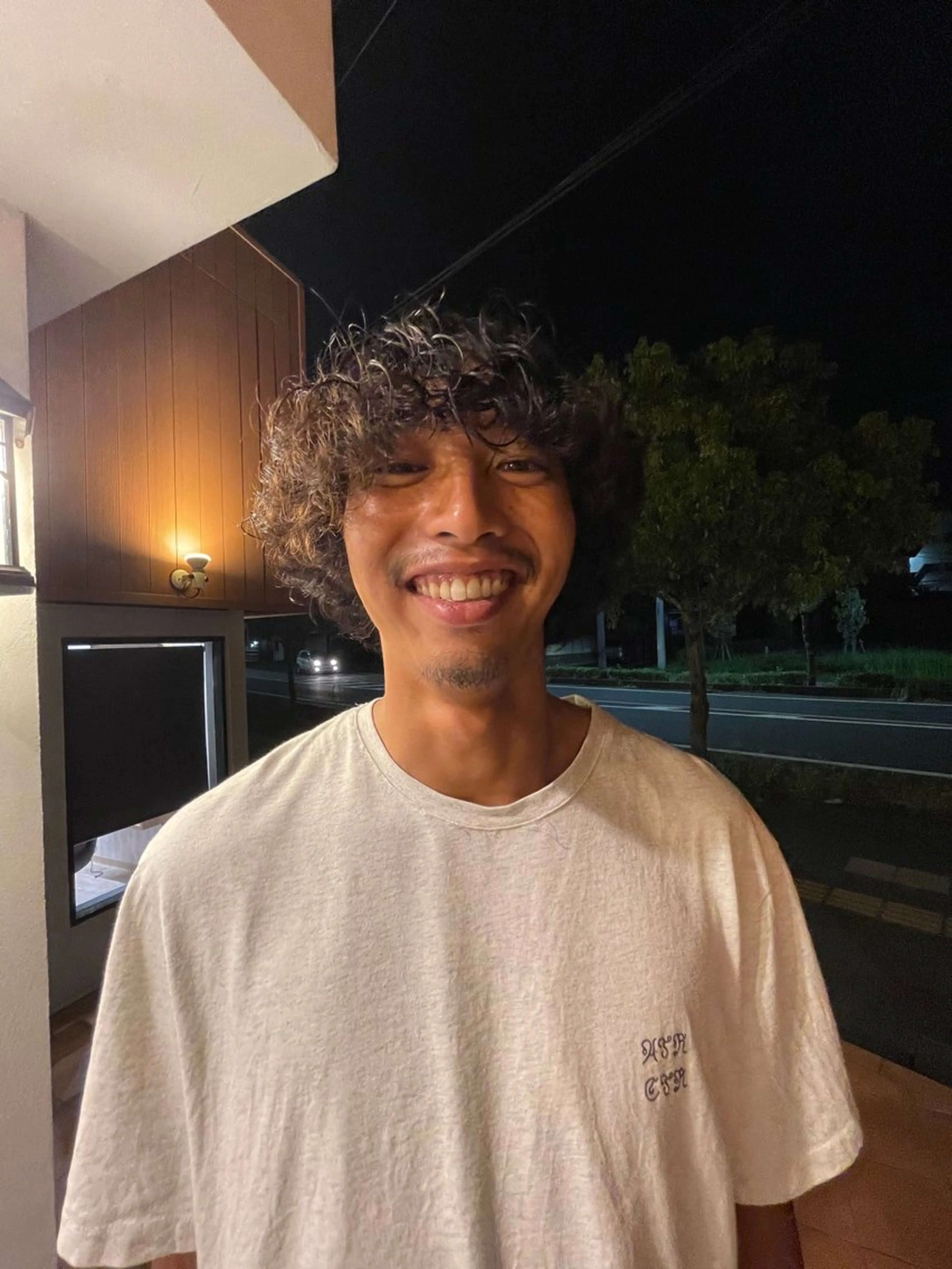 ミディアム パーマ メンズ パーマ特化/ 藤沢/HYOのヘアスタイル