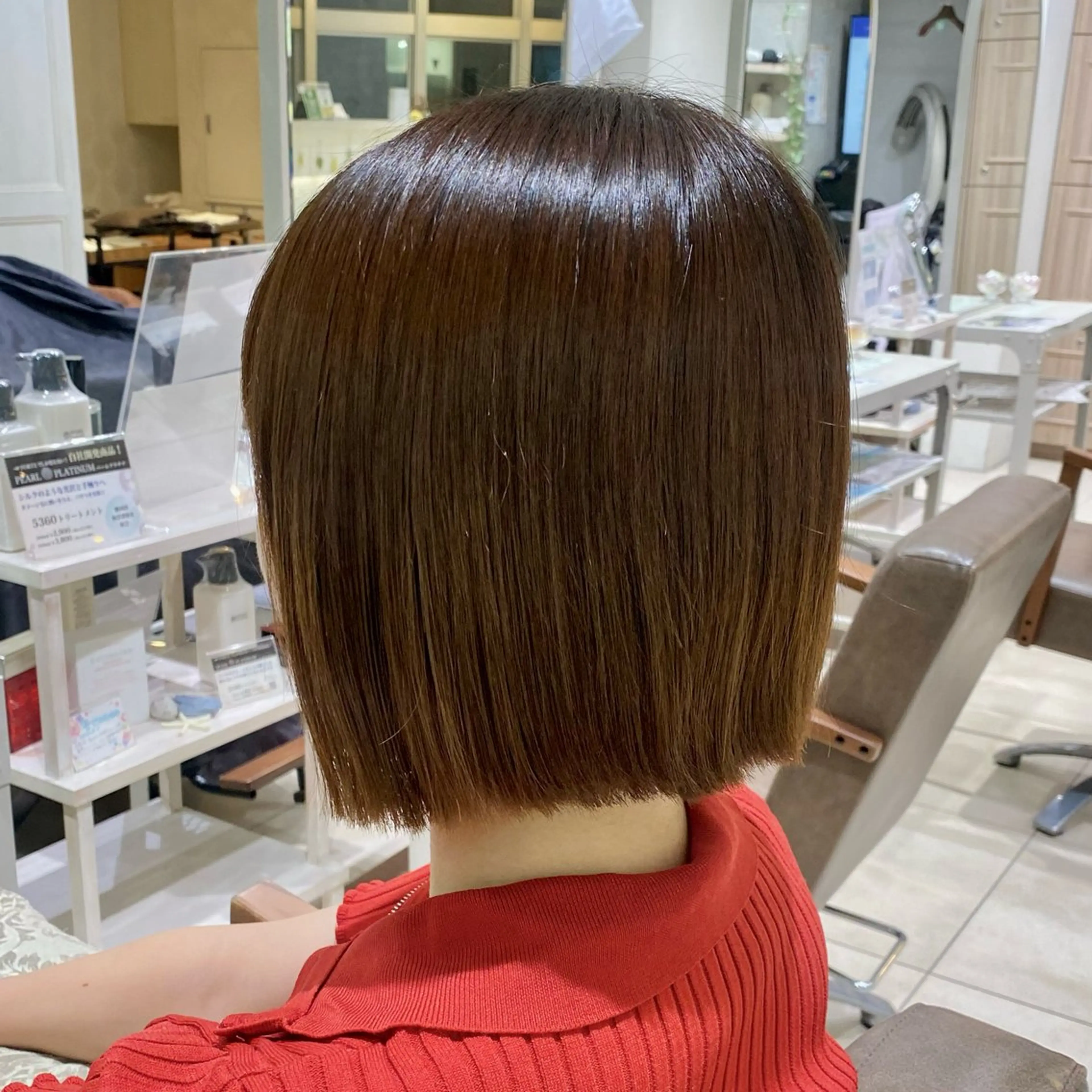 ショート 暖色カラー🍒ヘア セット🎀✨Ainaのヘアスタイル