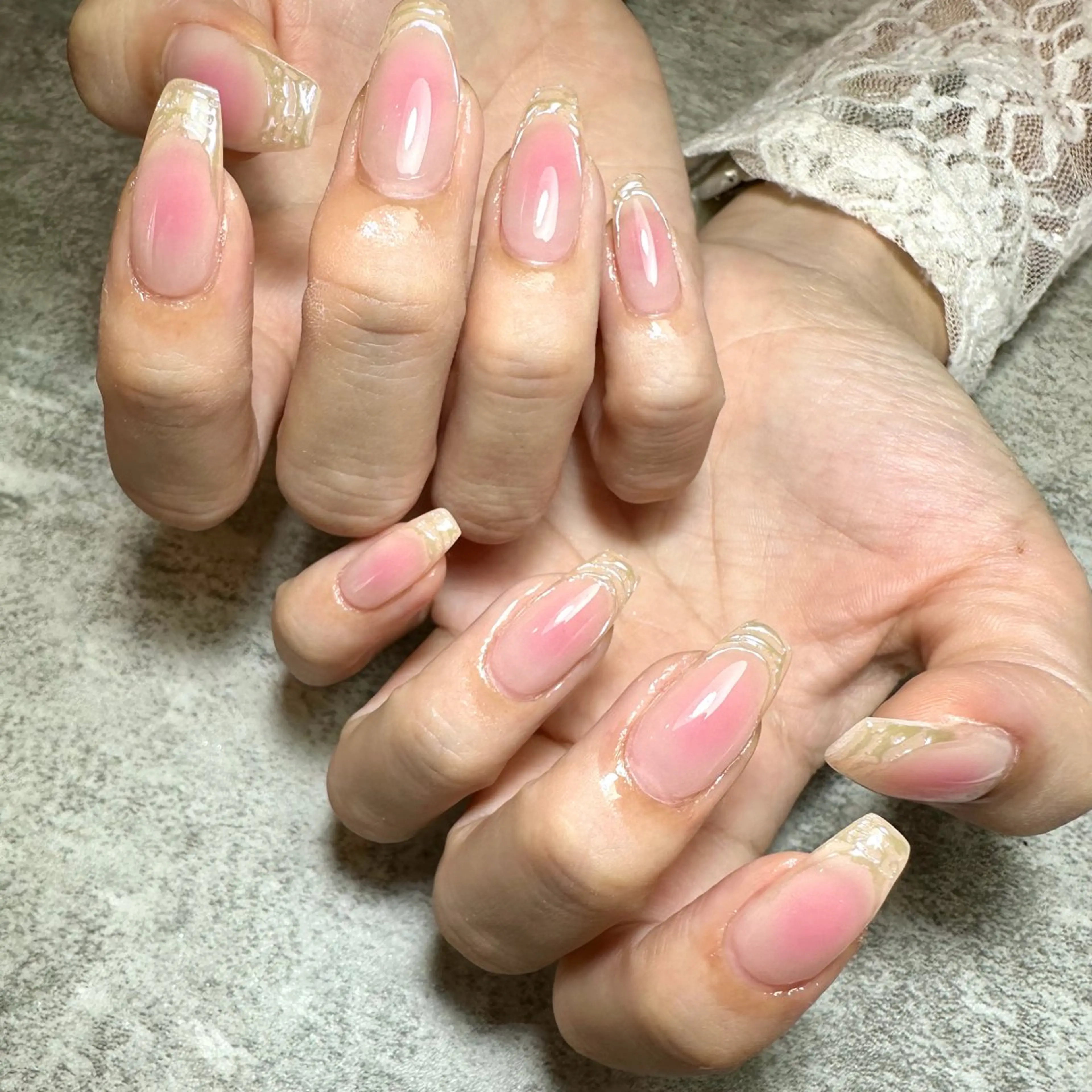 ネイル チークネイル Mii nailのネイルデザイン