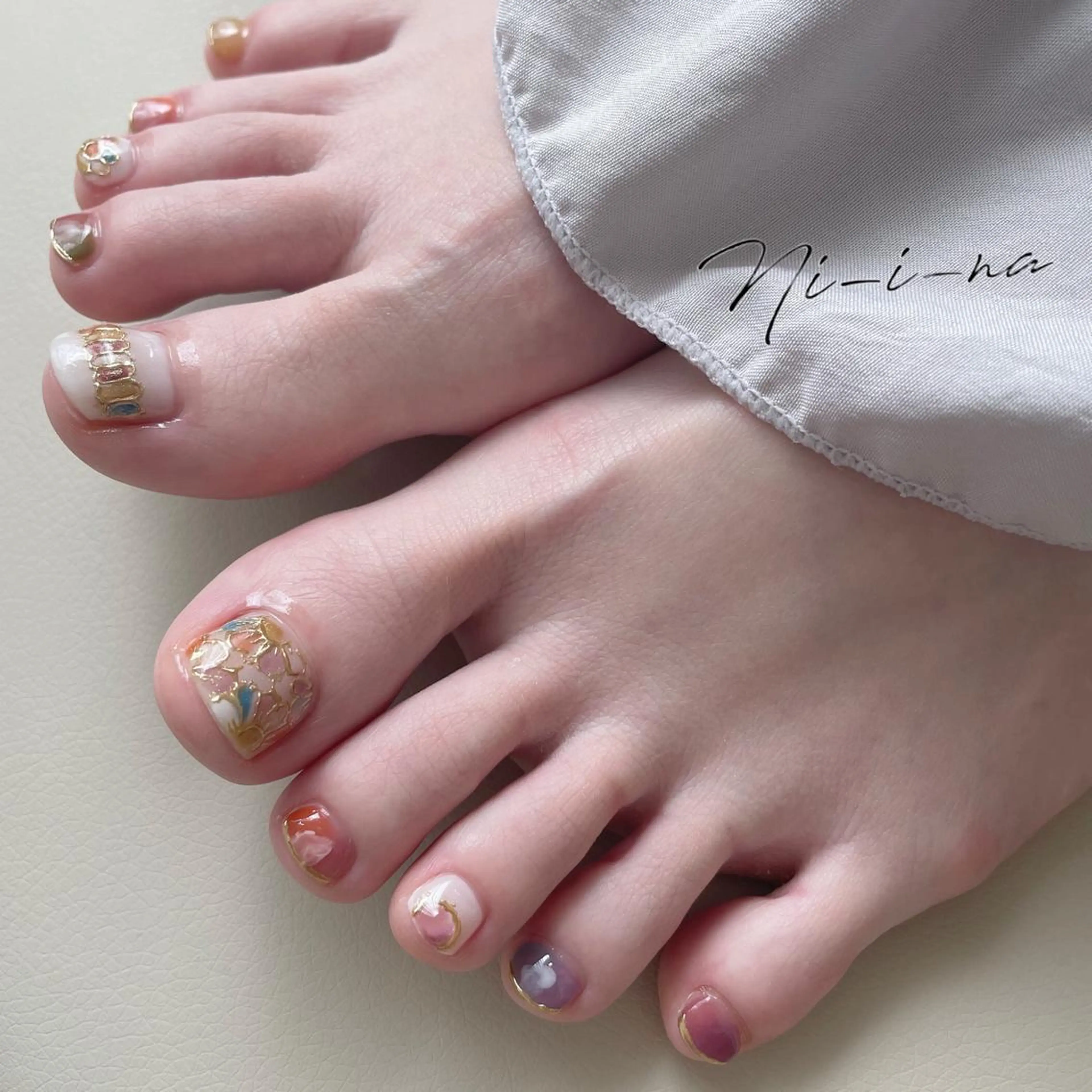 ネイル フットネイル nail salon Ni-i-naのネイルデザイン