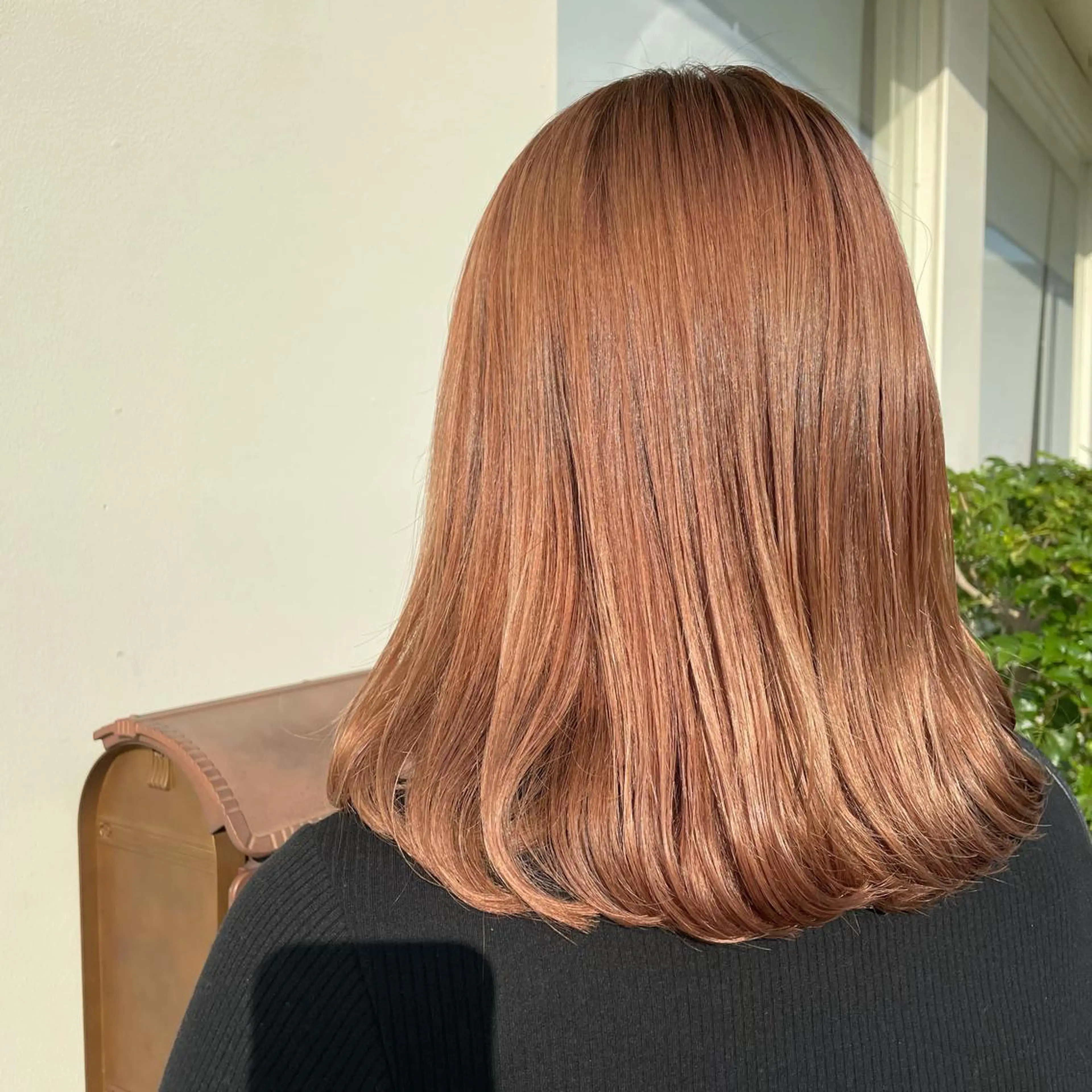 ミディアム ヘアカラー 上田 早恵のヘアスタイル