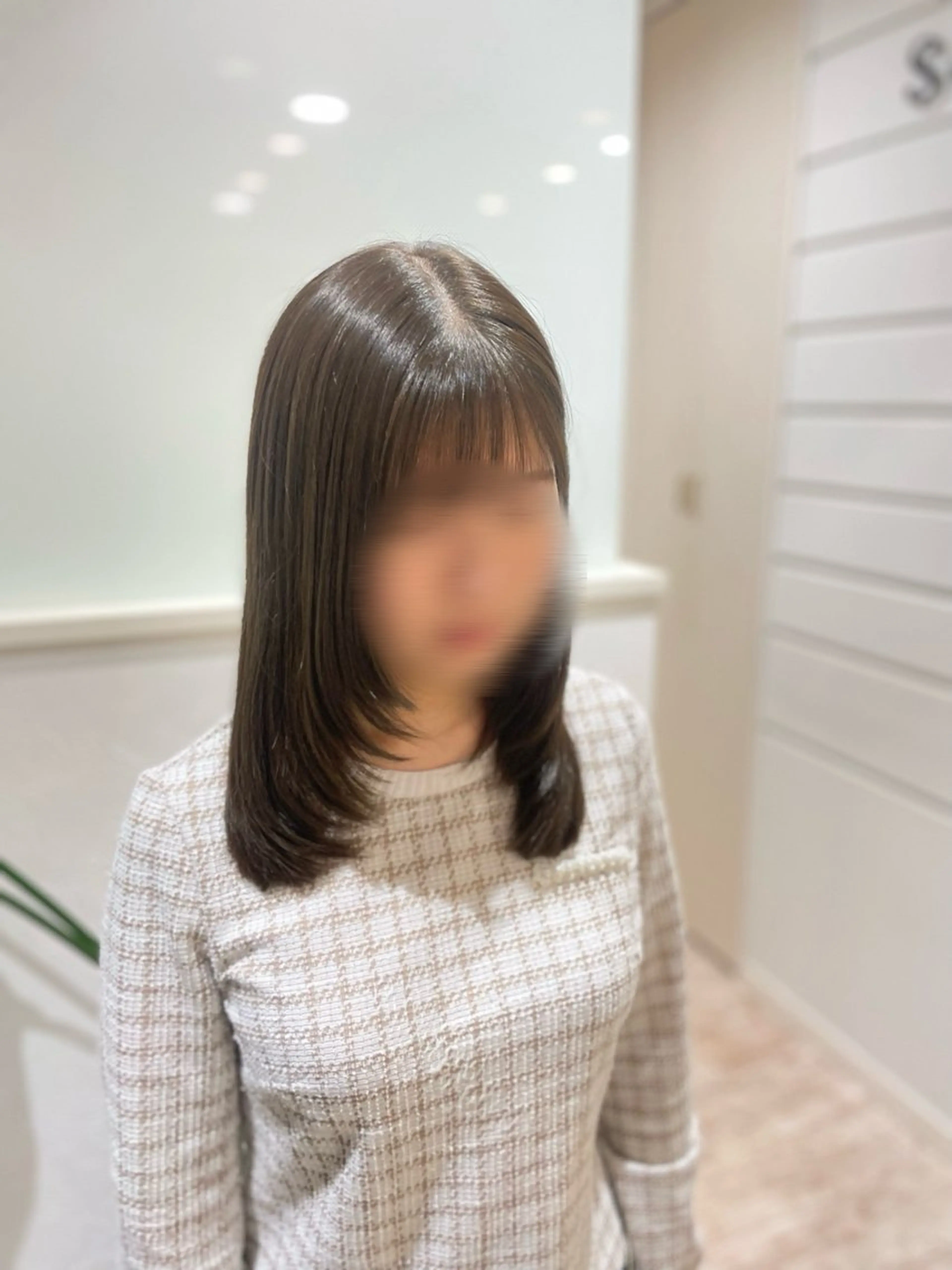 セミロング カット ヘアカラー トリートメント Soleil Rukaのヘアスタイル