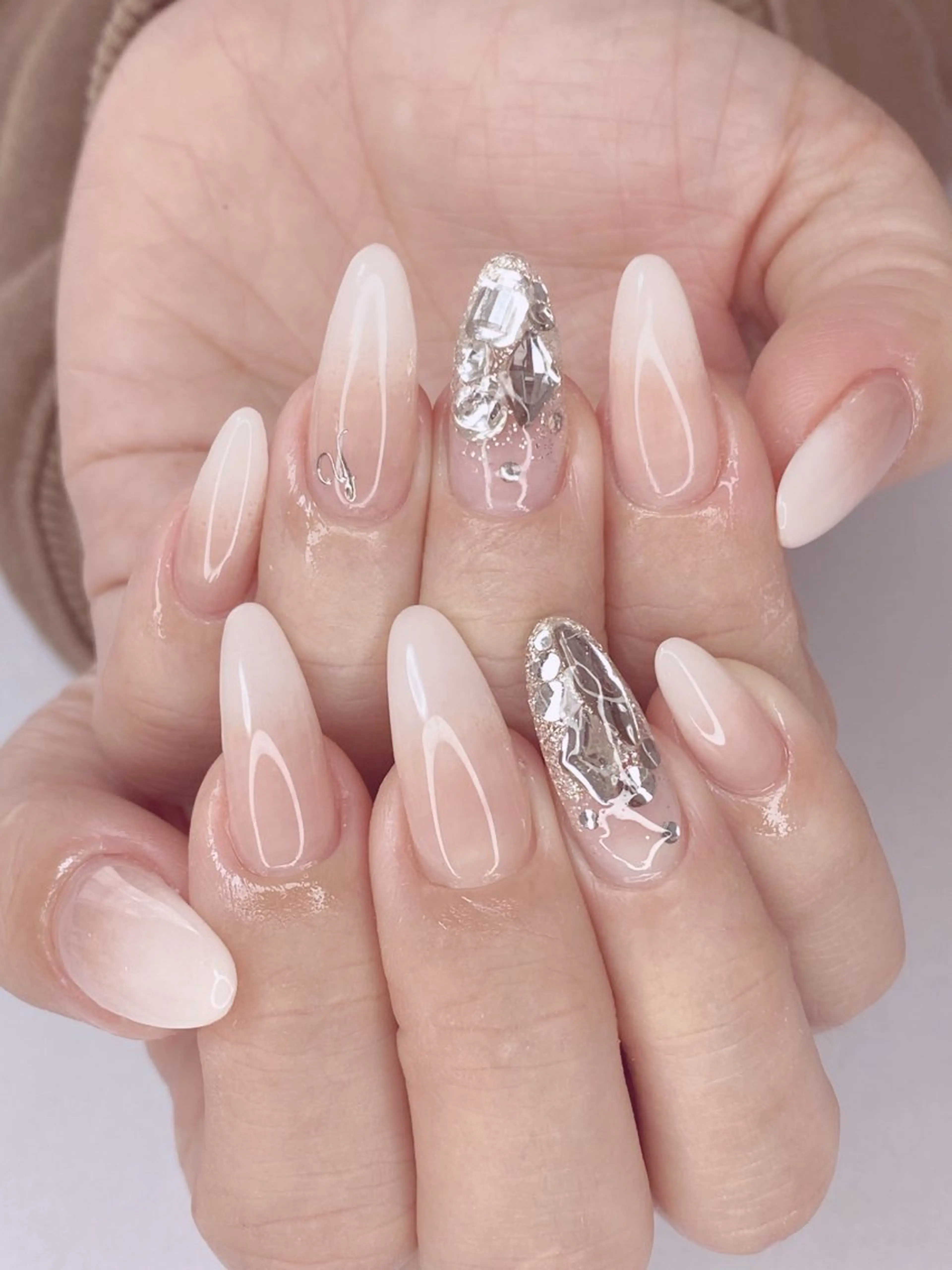 ネイル アートネイル オーロラネイル 桜ネイル クリアネイル フットネイル Ｎail Ｓalon ertiのネイルデザイン