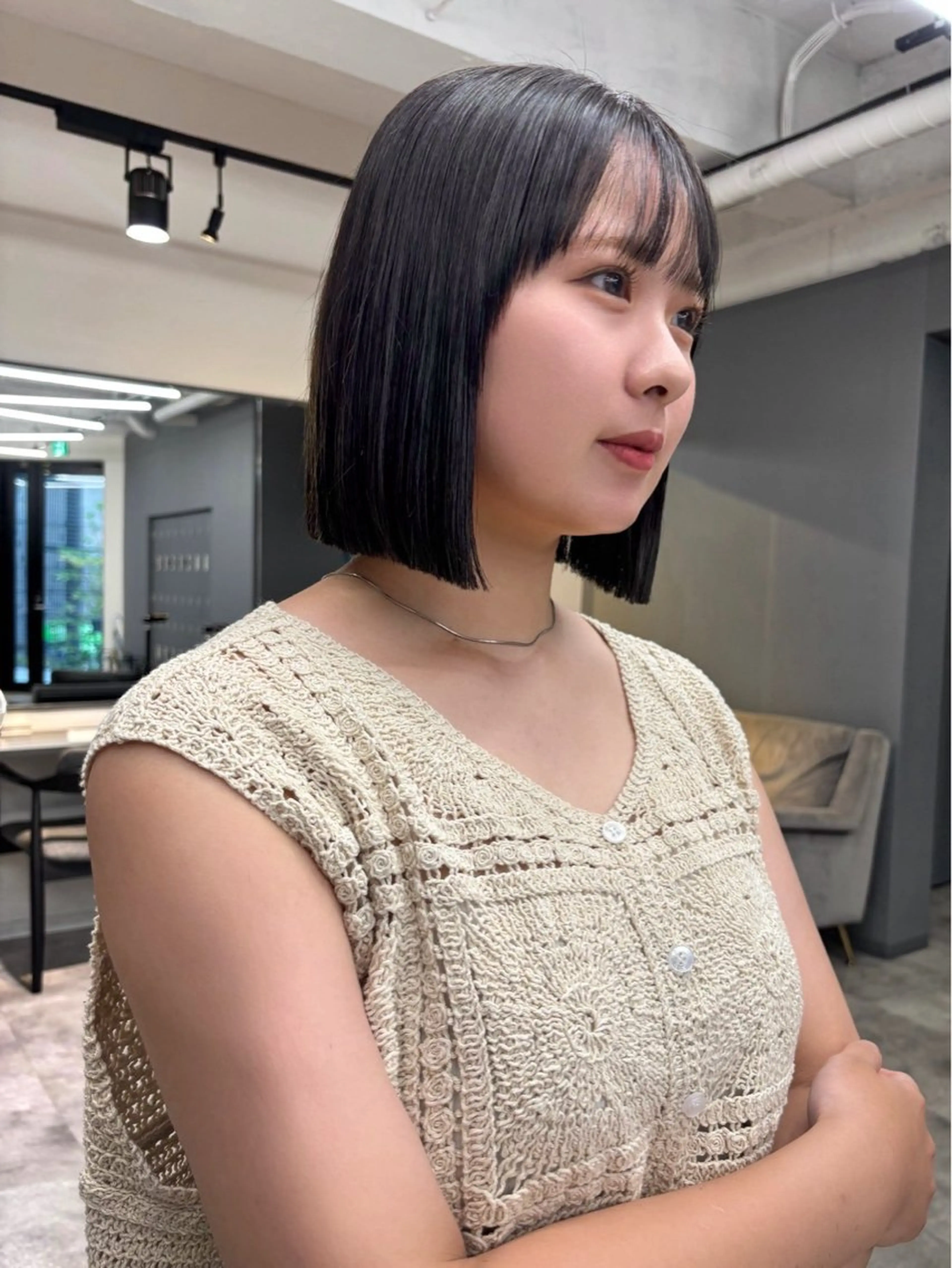 カラー ヘアカラー 吉田 莉子のヘアスタイル
