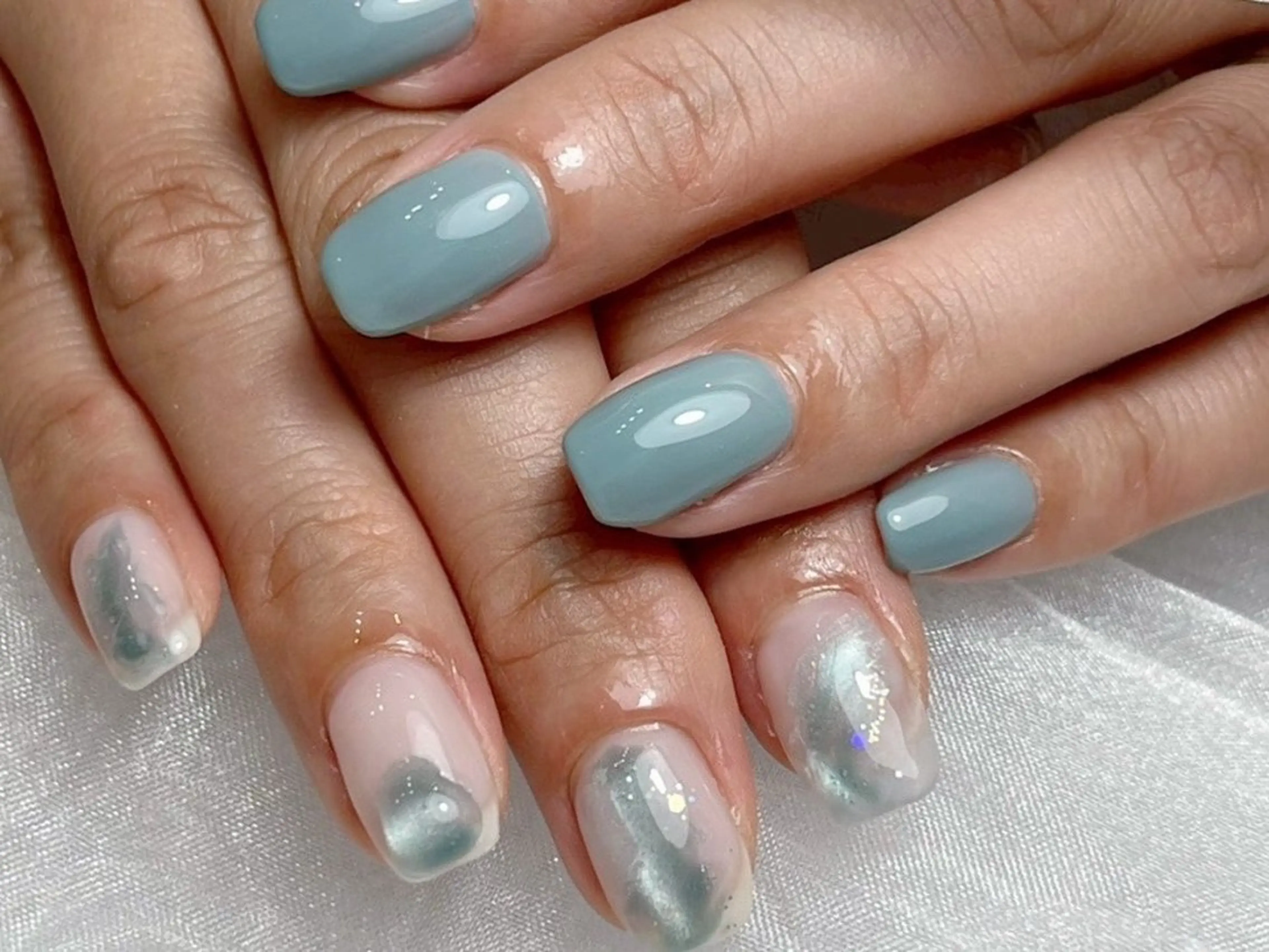 ネイル アートネイル ワンカラーネイル フットネイル Mia nailのネイルデザイン