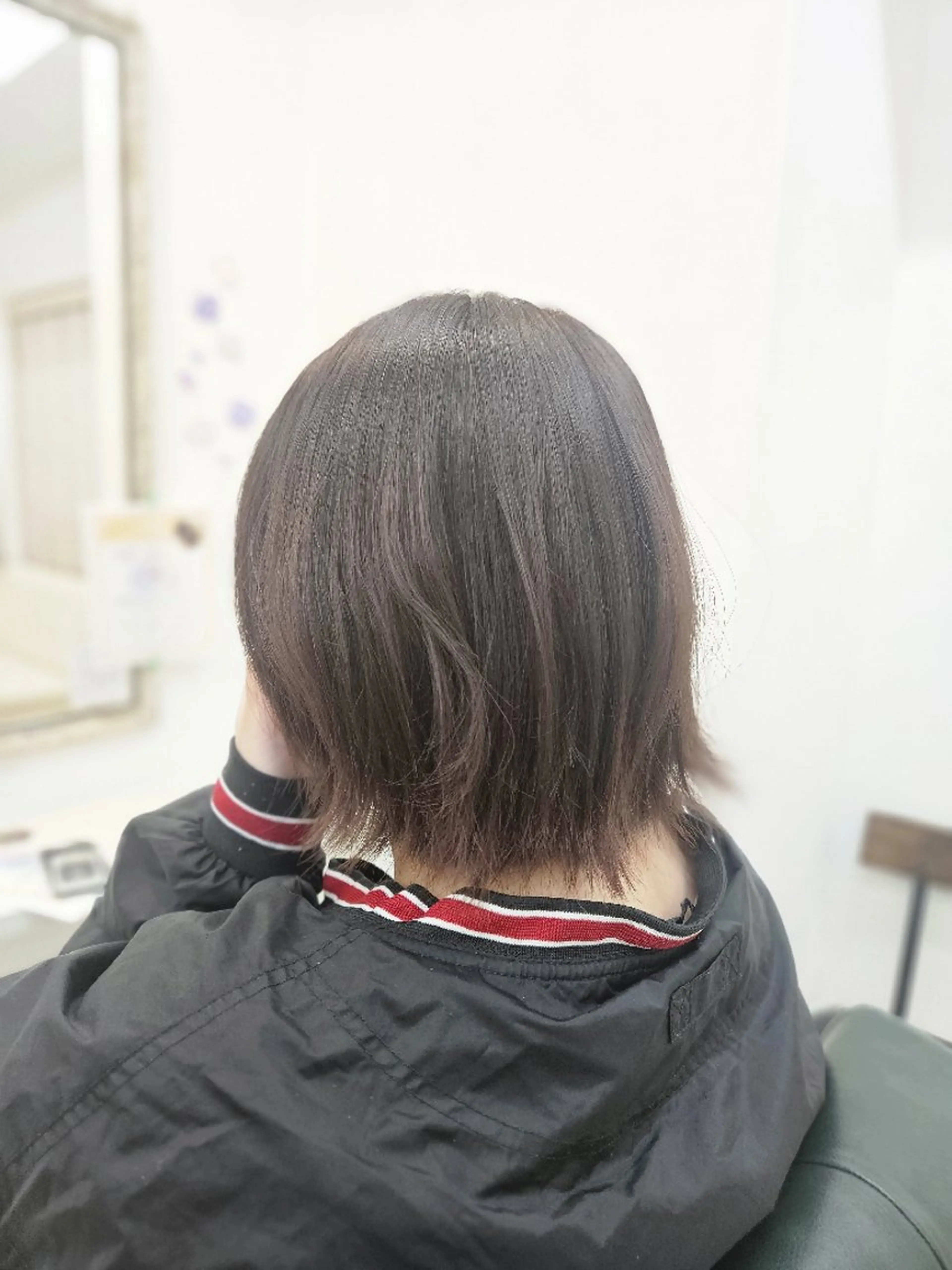 ショート ボブ 外ハネヘア カット トリートメント 林慶吾/ショートボブ /デザインカラーのヘアスタイル