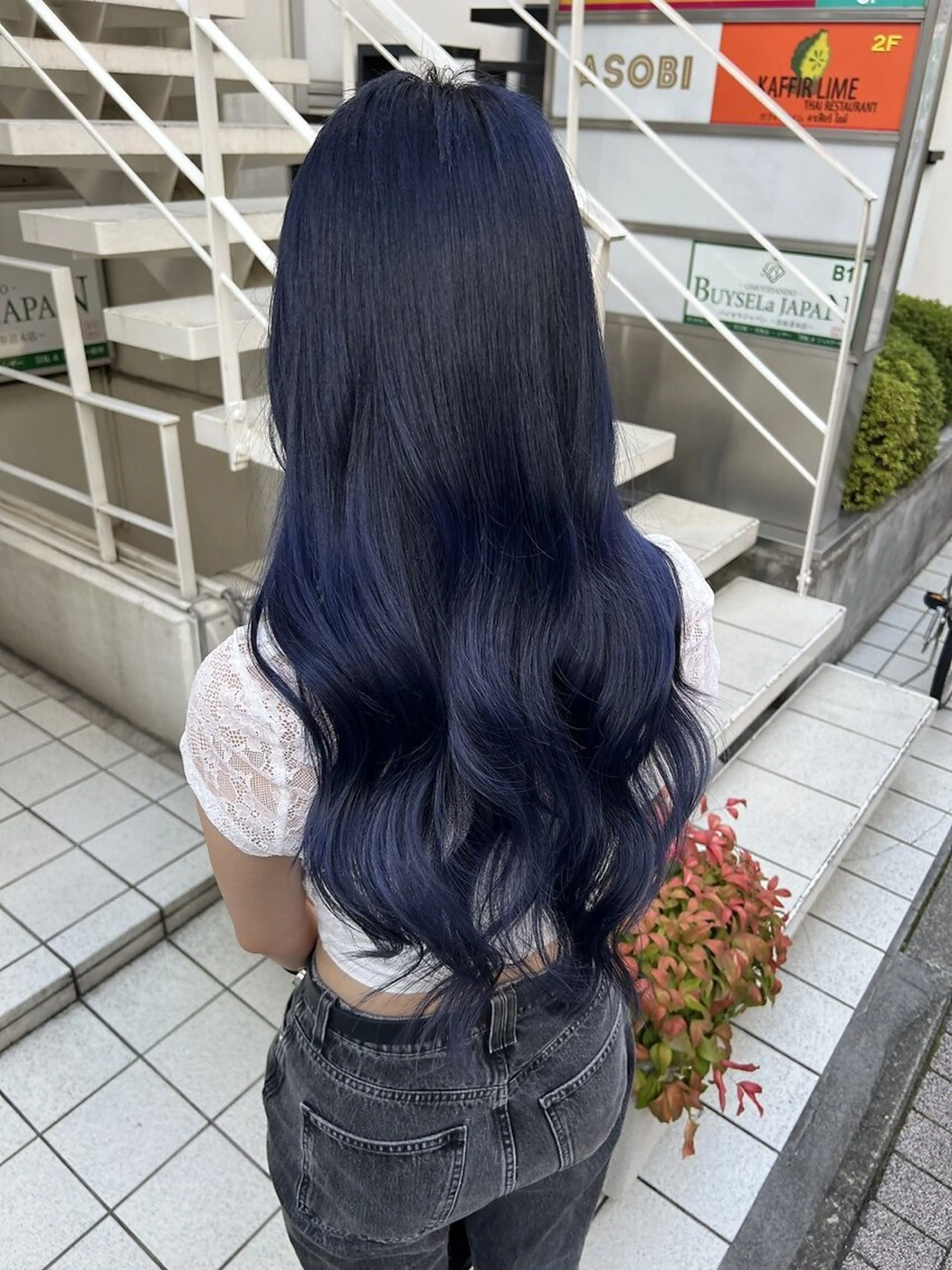 ロング カラー ハイトーンカラー/ 青髪/💙みずき💙のヘアスタイル