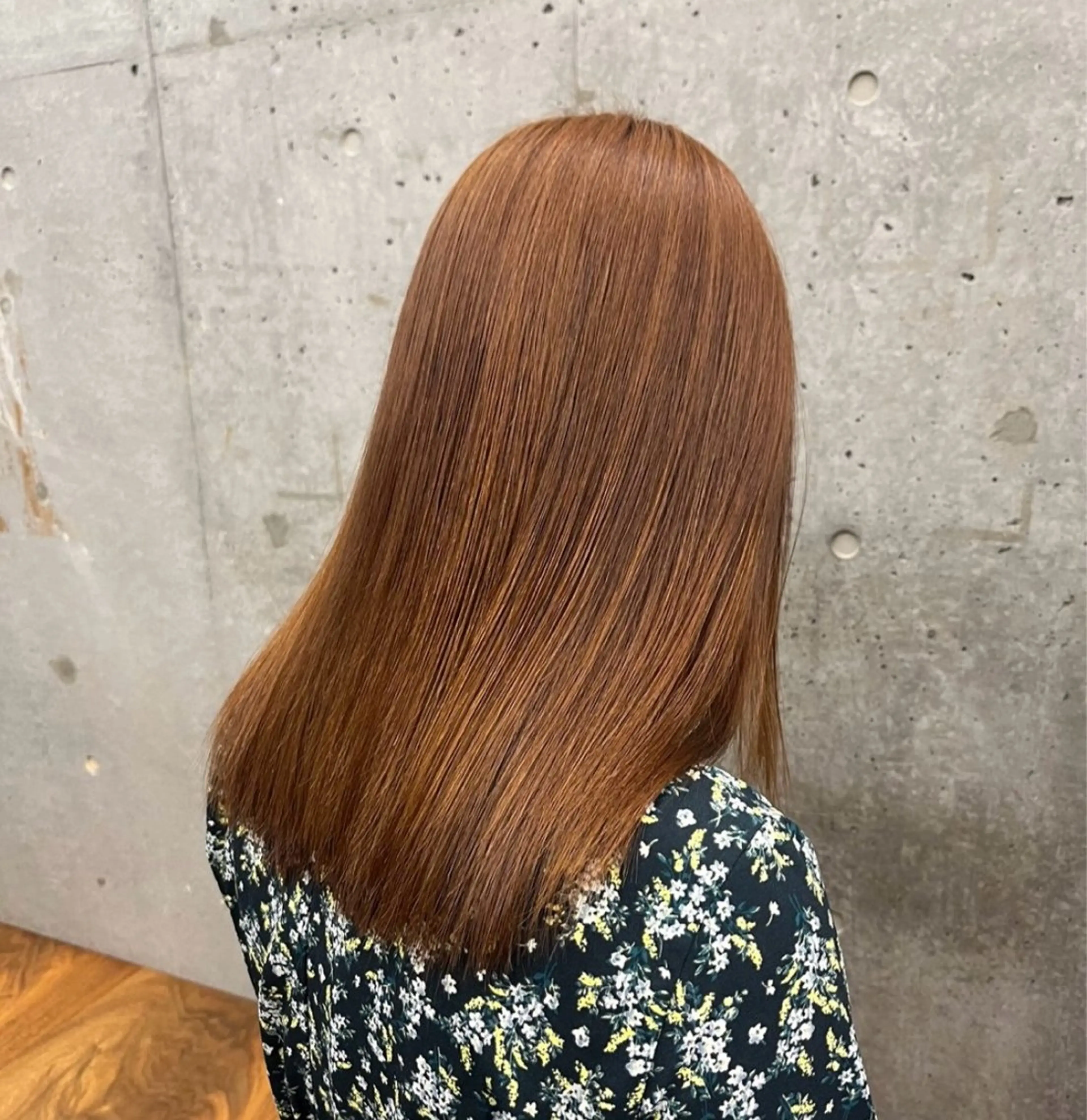 縮毛矯正 トリートメント ブリーチカラー×艶 🍨mihoのヘアスタイル