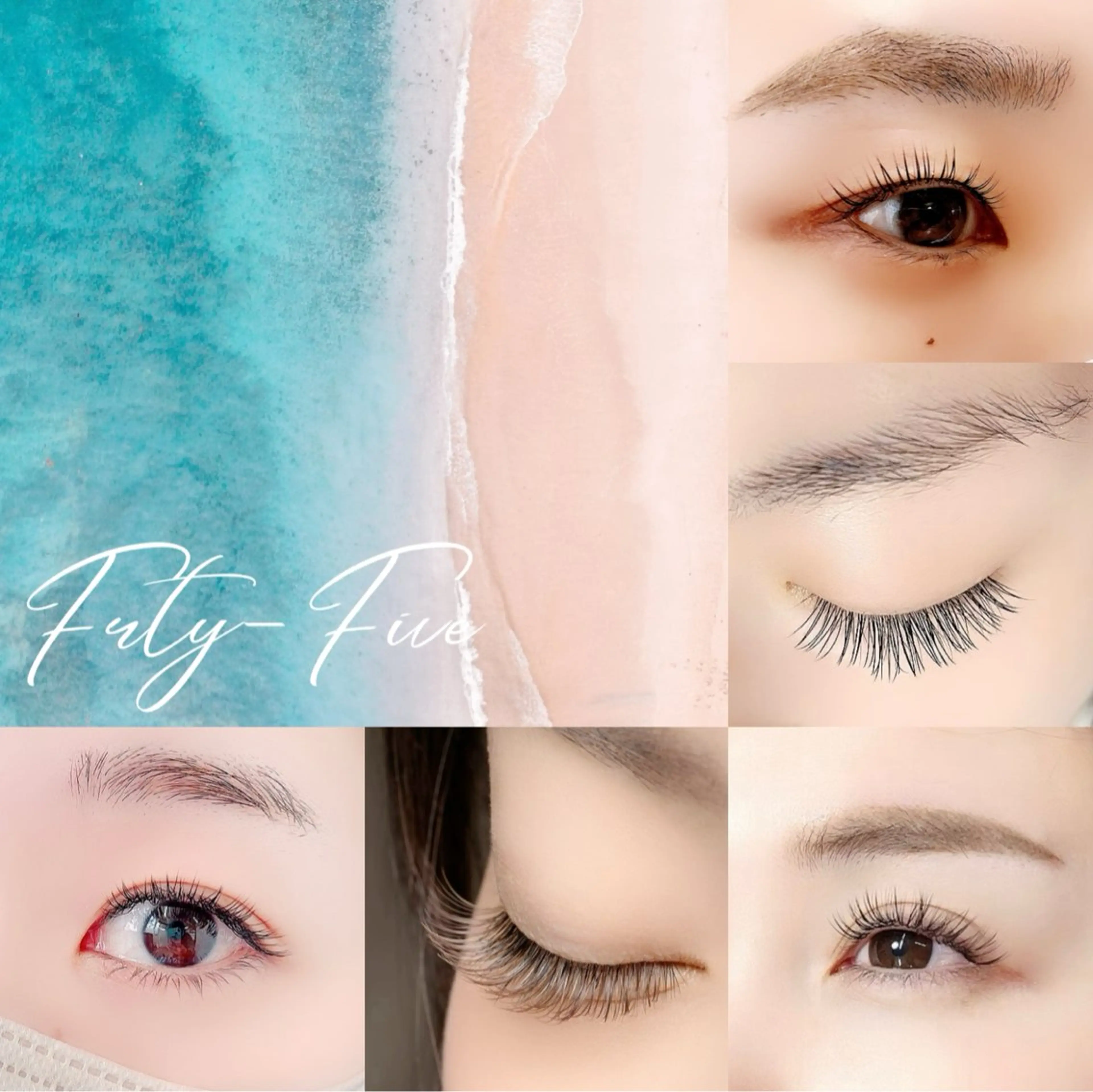 マツエク・マツパ eyelash forty–five所属・eyelash forty-fiveのマツエク・マツパデザイン