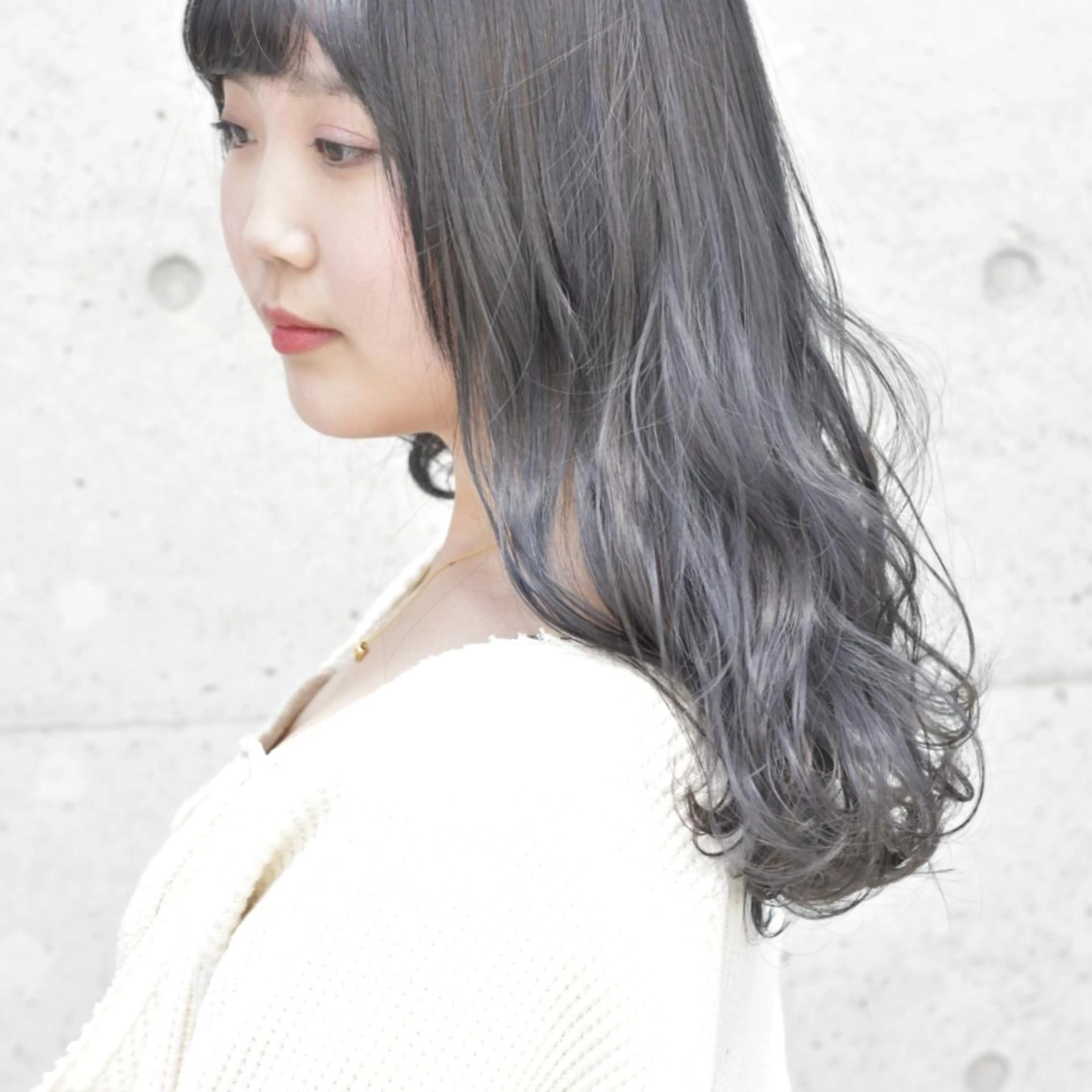 カラー ブルーカラー ブルージュ 透明感カラー シルバー 縮毛矯正 トリートメント 原田 祥彰のヘアスタイル