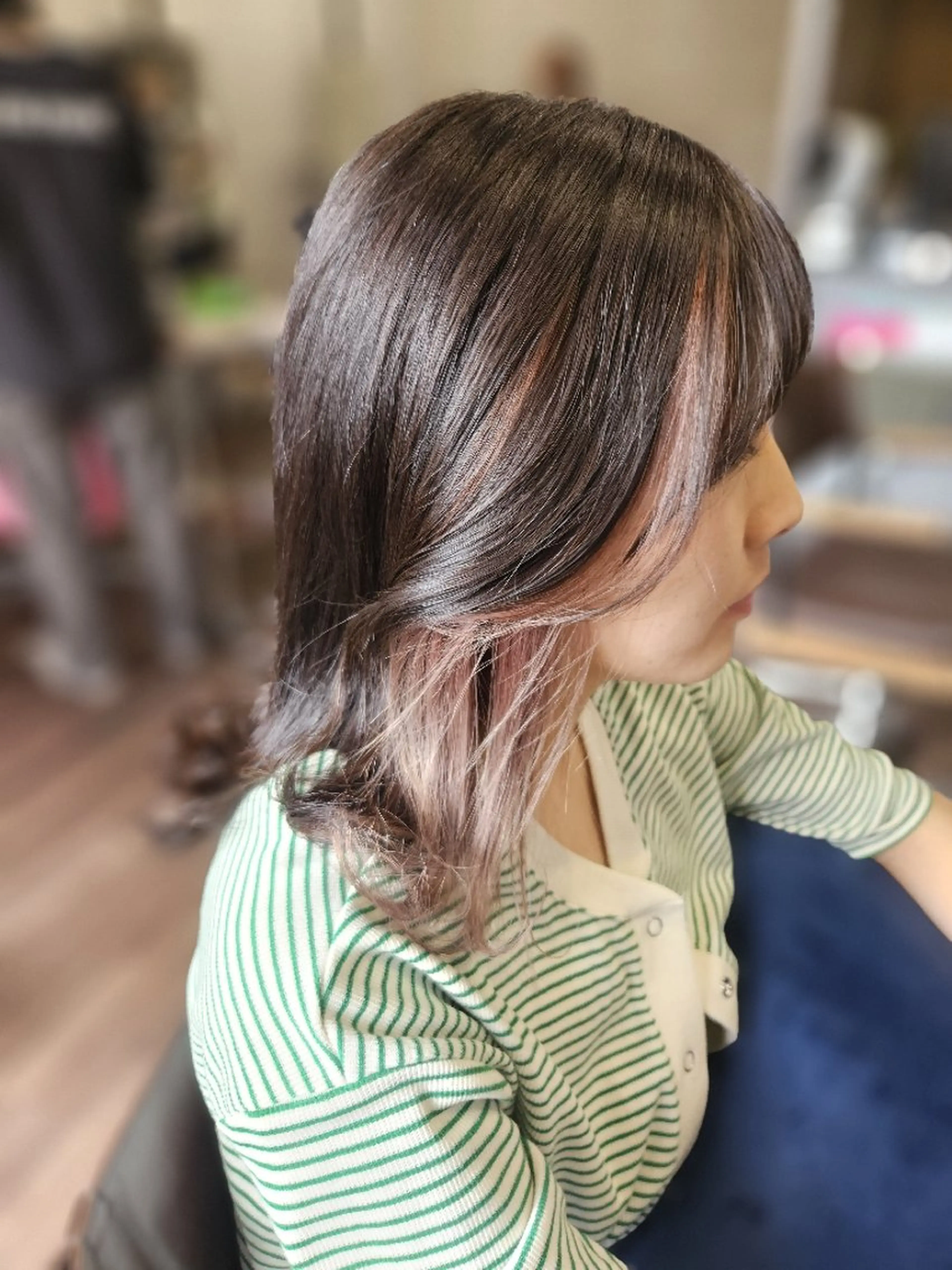 ミディアム カラー インナーカラー ピンクカラー カット ヘアカラー トリートメント terra✂️川嶋 大輔のヘアスタイル