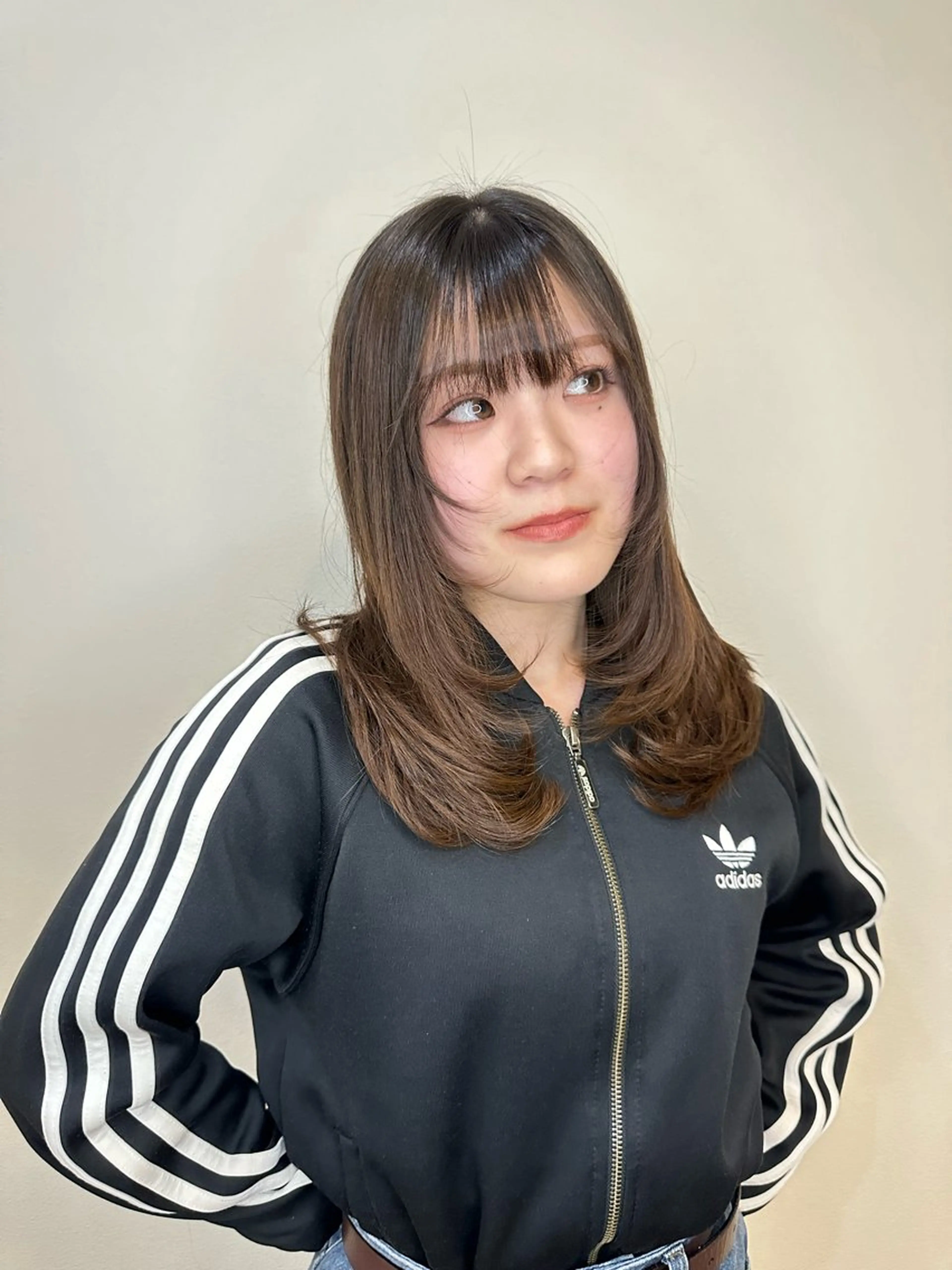 ロング カラー 顔周りカット レイヤーカット ボブ・レイヤー支持 No.1/Ryokiのヘアスタイル