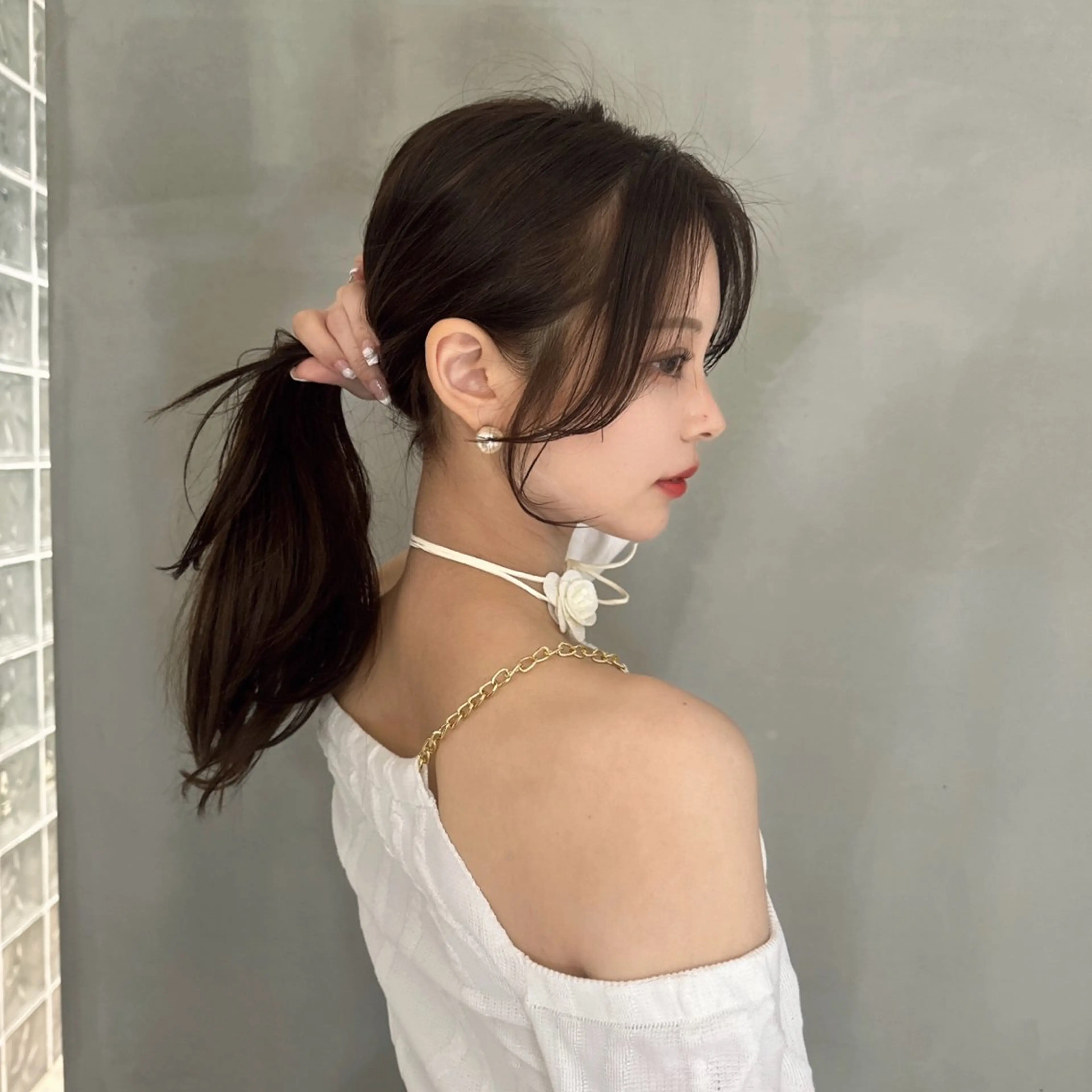 レイヤー×ブリーチ 縮毛矯正/KAのヘアスタイル