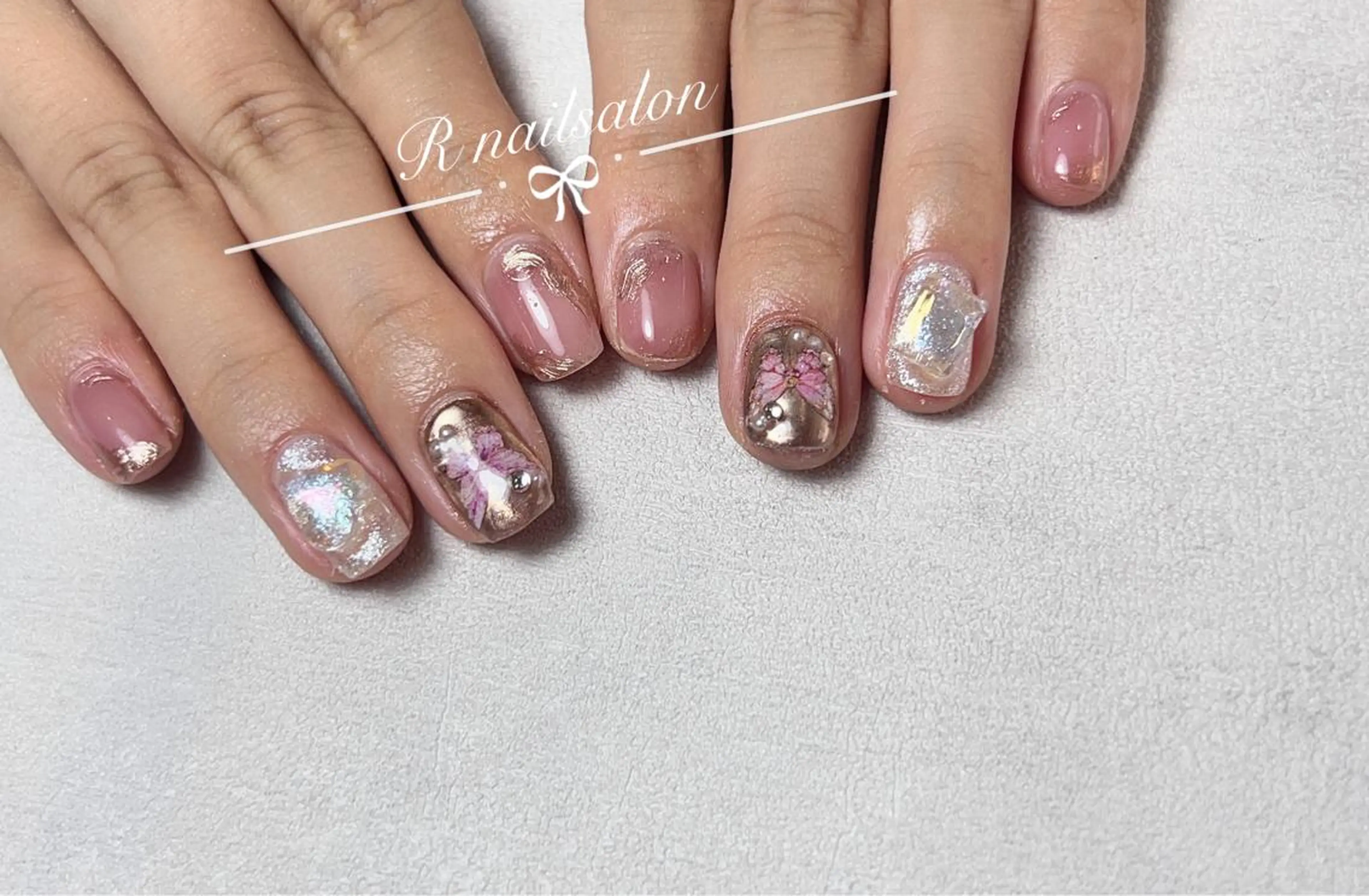 ショート ハンドネイル R NAILSALONのネイルデザイン