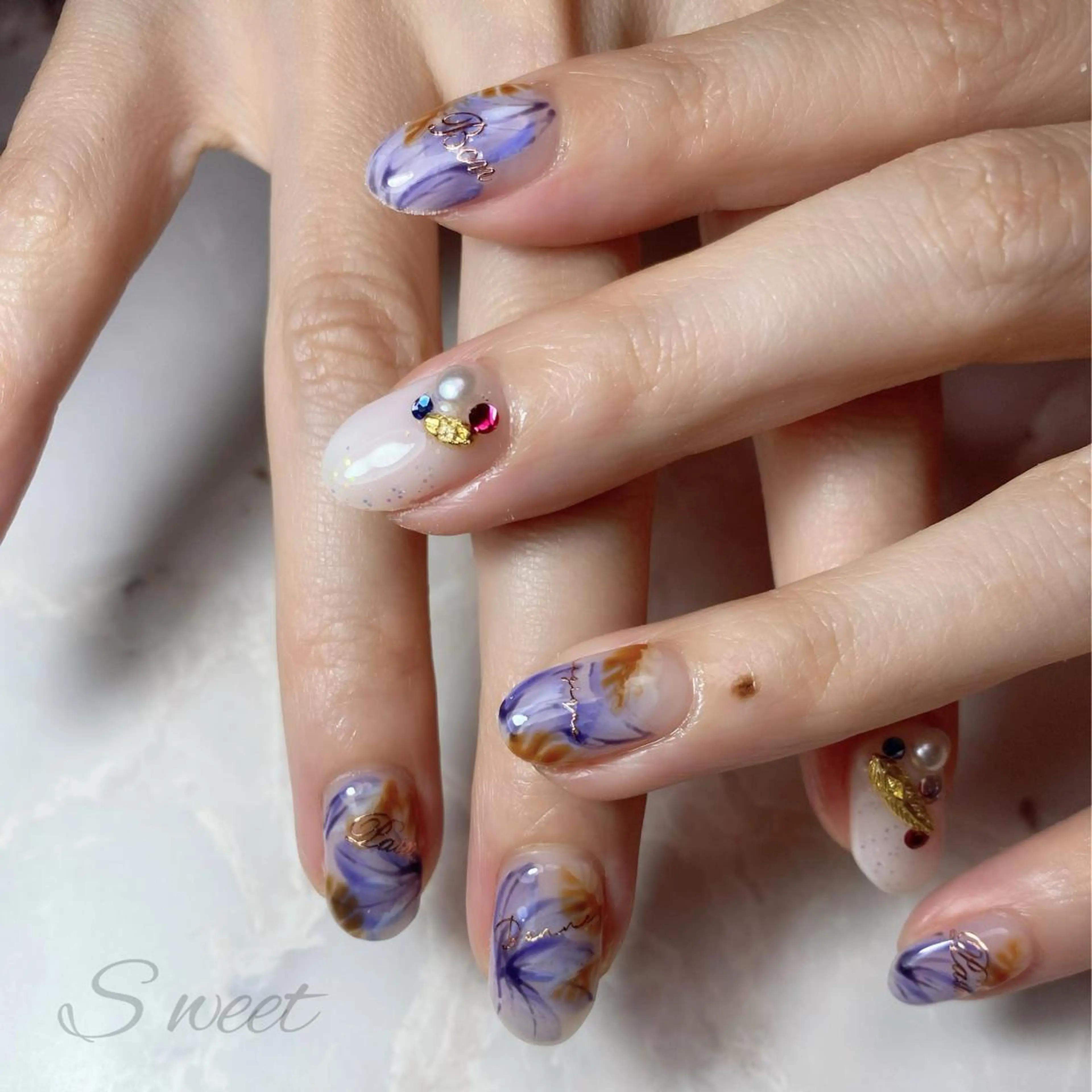 ネイル sweet 仲野陽子のネイルデザイン