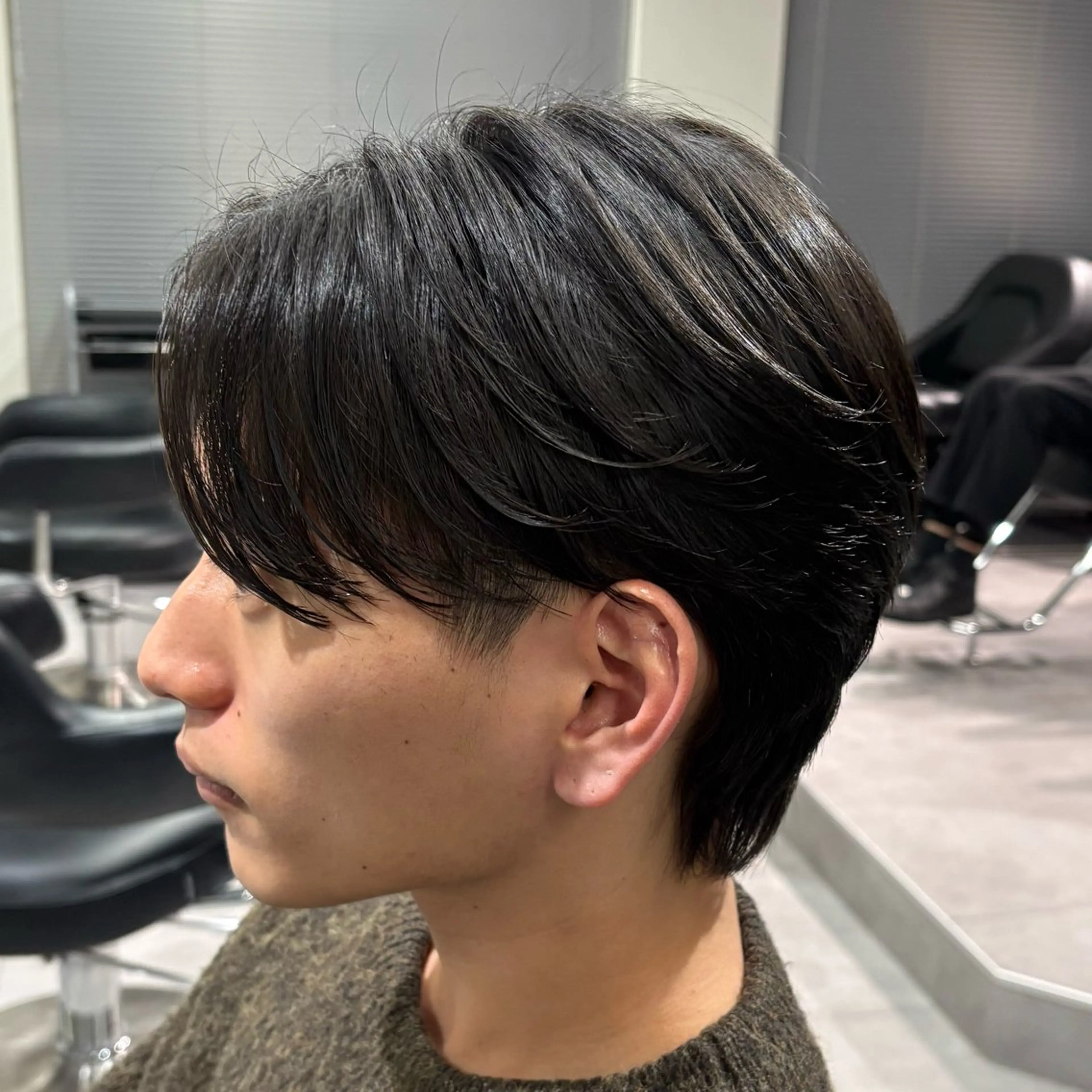 🌀メンズカット➕ニュアンスパーマ🌀　【ミニモ学割】　【メンズ】の写真