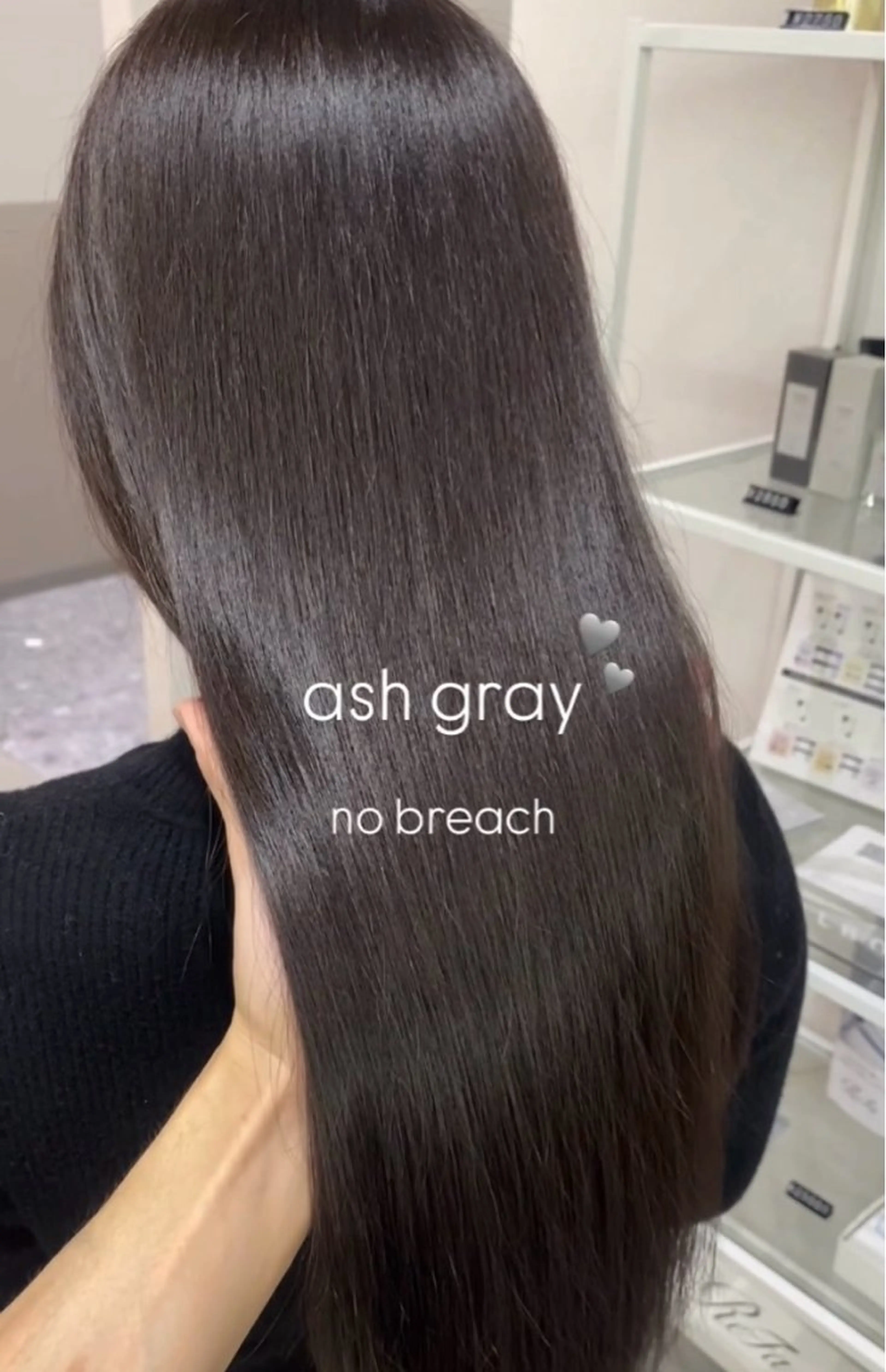 ロング 縮毛矯正 ヘアカラー トリートメント オリーブ🌿ブリーチ なし◎Azusaのヘアスタイル