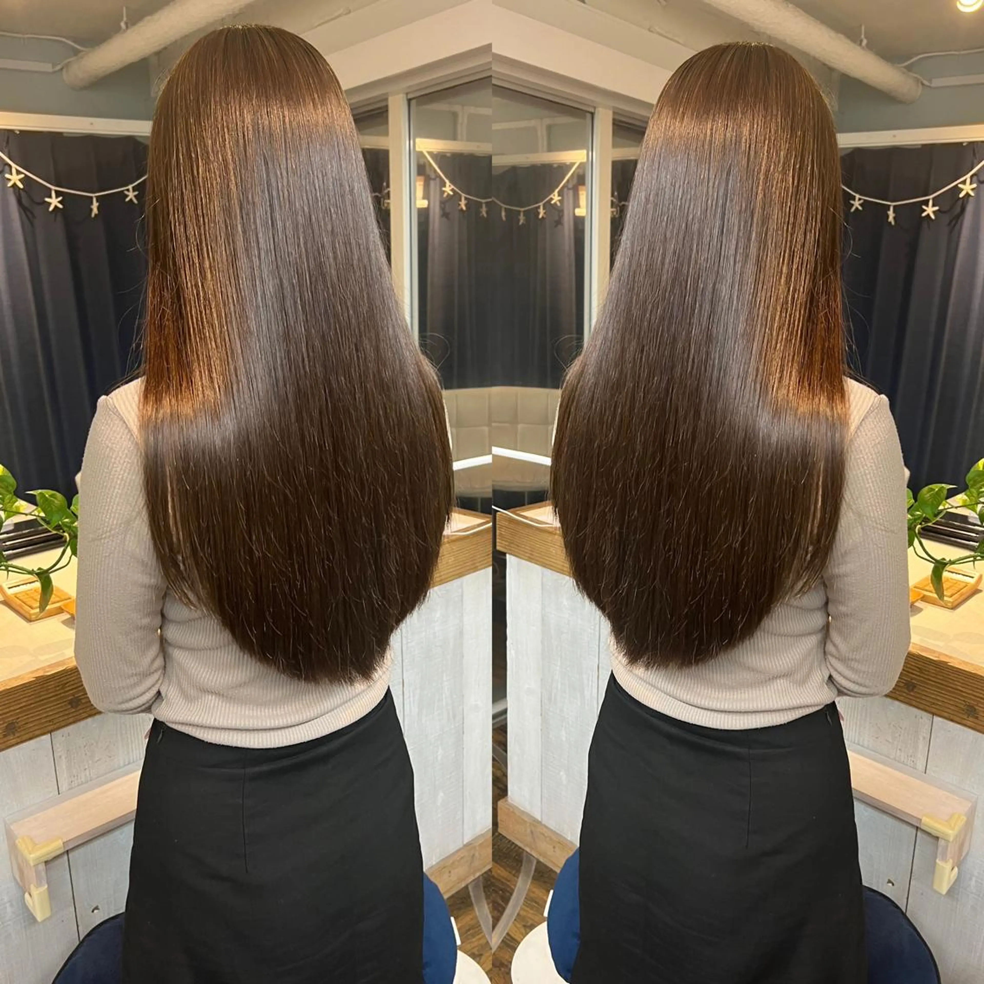 ロング salowin 原宿店所属・髪質改善ULTOWA 縮毛矯正モリムラのヘアスタイル