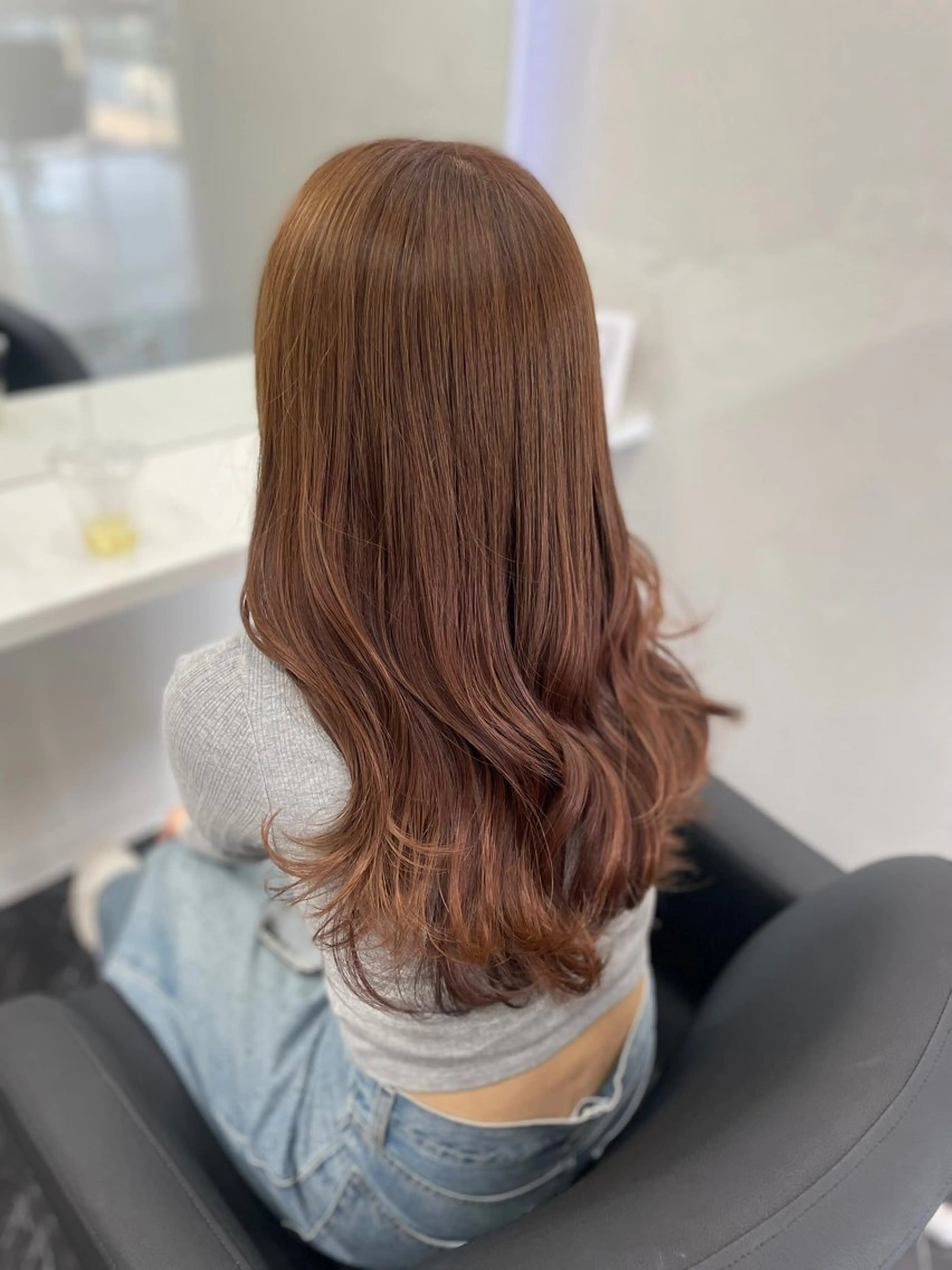 ロング カラー ベージュカラー グレージュ オリーブベージュ オリーブグレージュ オリーブグレー Blue所属・韓国ヘア🇰🇷 りさのヘアスタイル