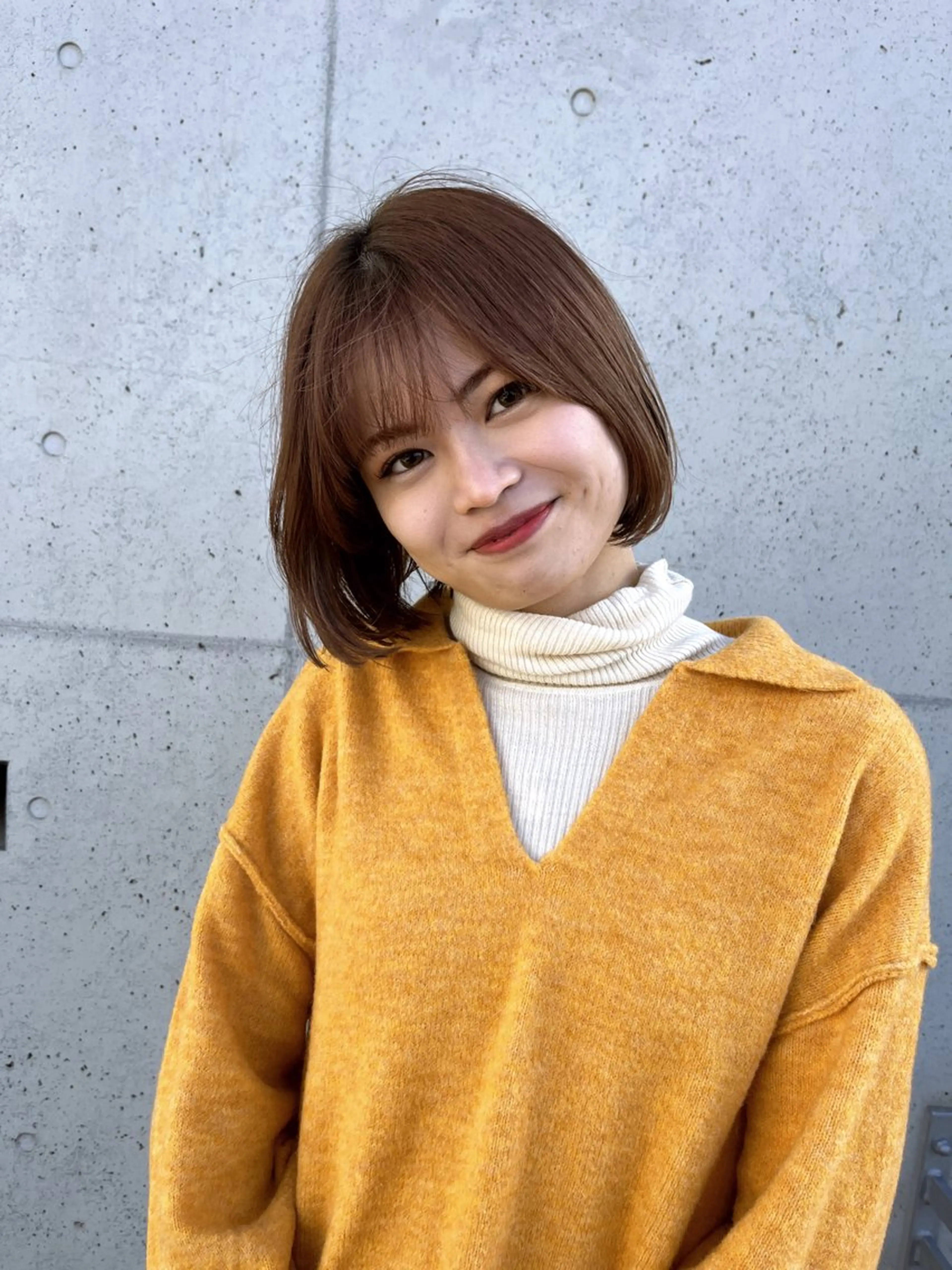 ショート カラー カット トリートメント 池袋/韓国風レイヤー 髪質改善【ugen】のヘアスタイル