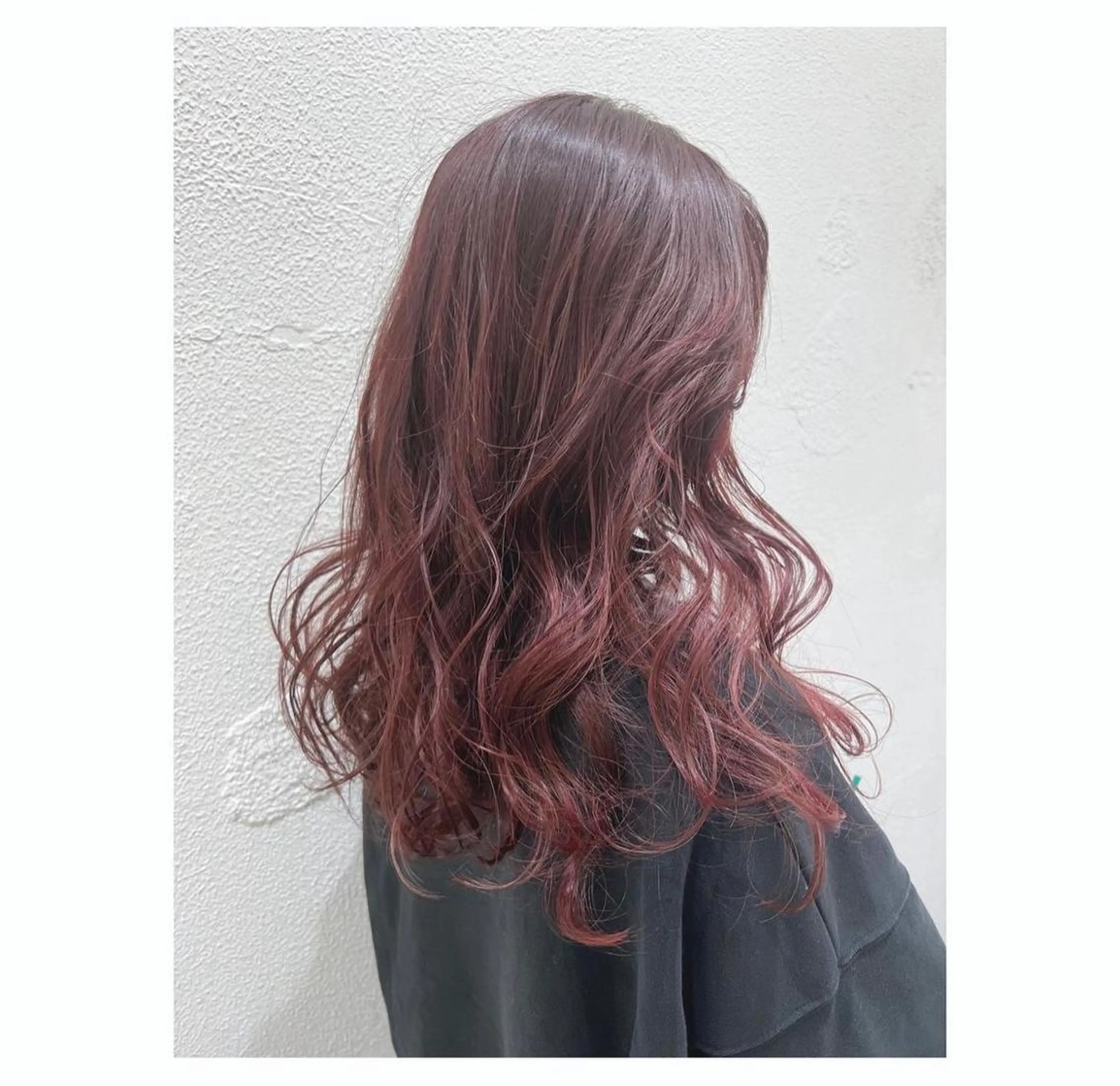 ロング カラー パーマ 下平 秀美のヘアスタイル