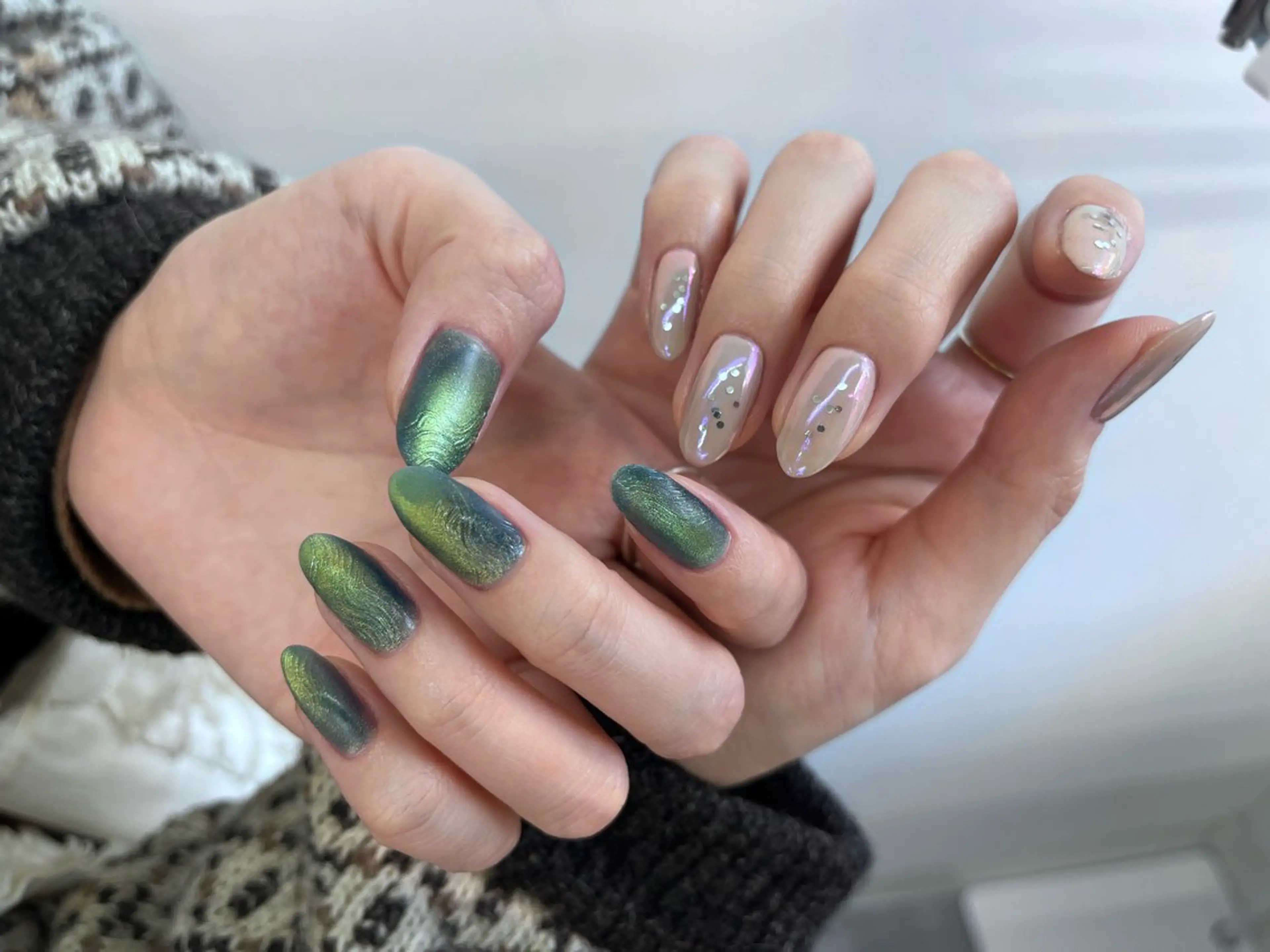 ネイル マグネットネイル マットネイル ハンドネイル KIRARI nail所属・Hiroyo /kirariのネイルデザイン