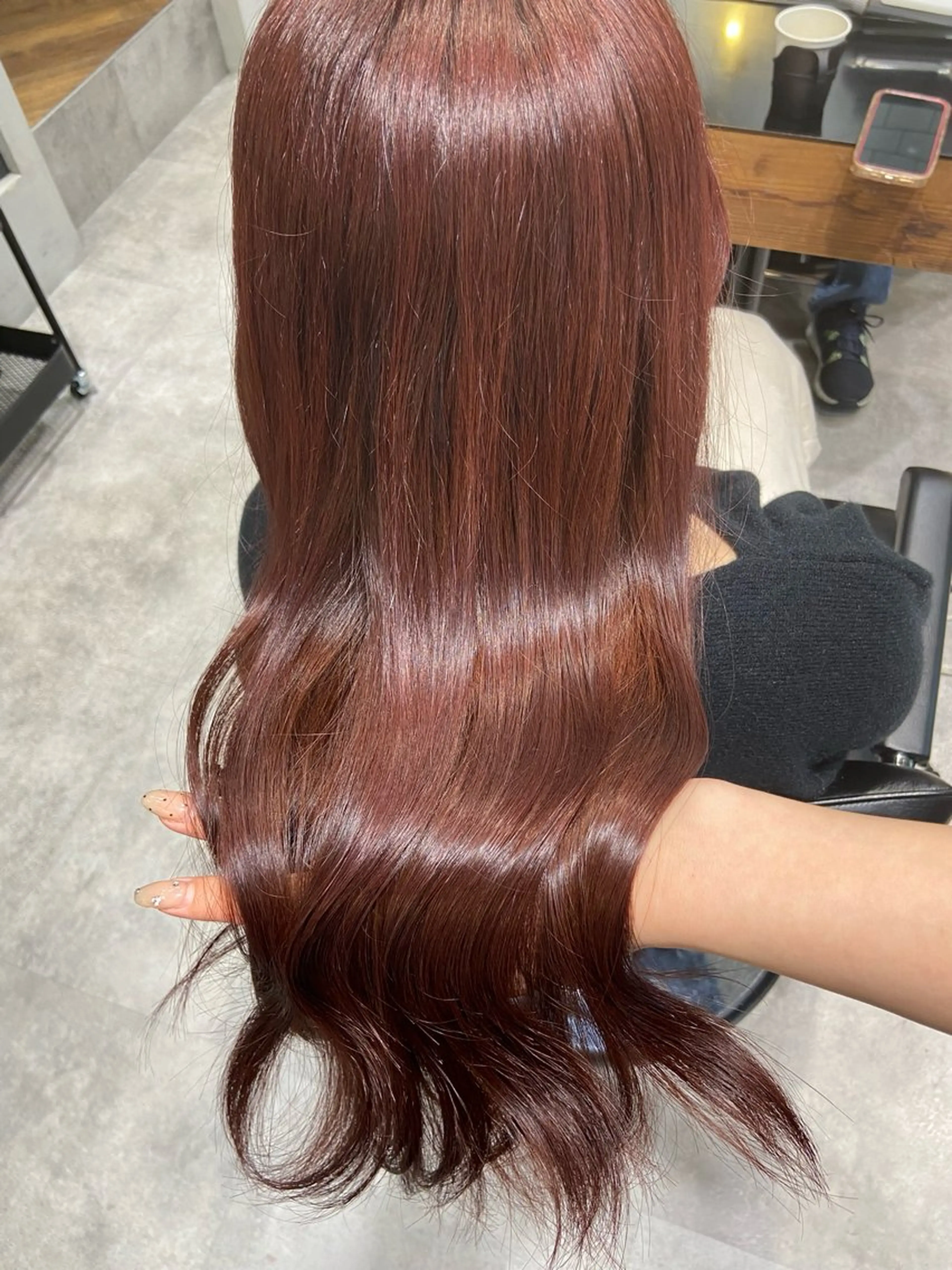 ロング カラー ブラウンカラー ピンクカラー ピンクブラウン 韓国風愛されヘア 🇰🇷RITO🎀のヘアスタイル