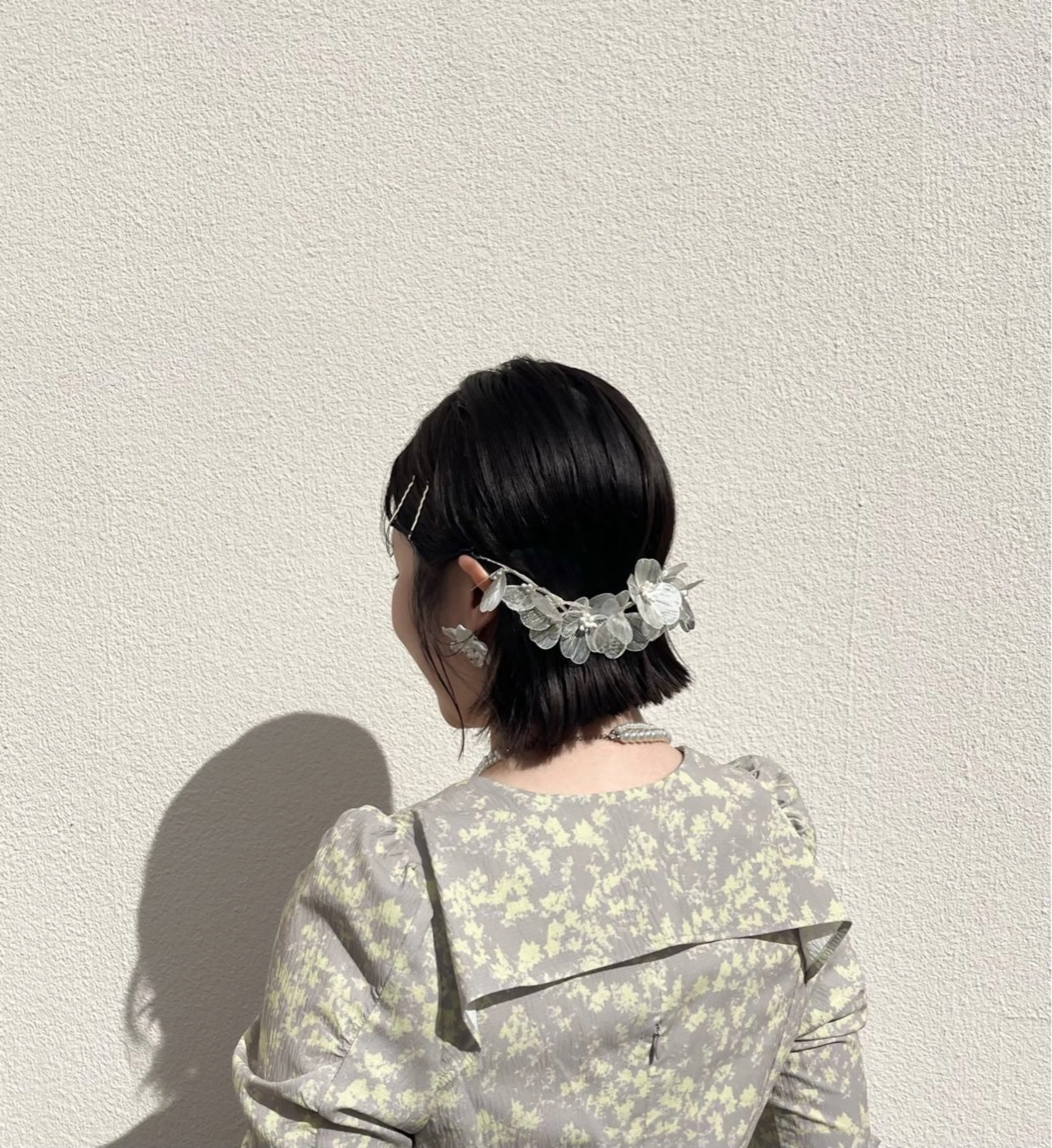 ミディアム ヘアアレンジ 結婚式・ブライダル ヘアセット レイヤー×透明感 ヘアセット/ミサトのヘアスタイル