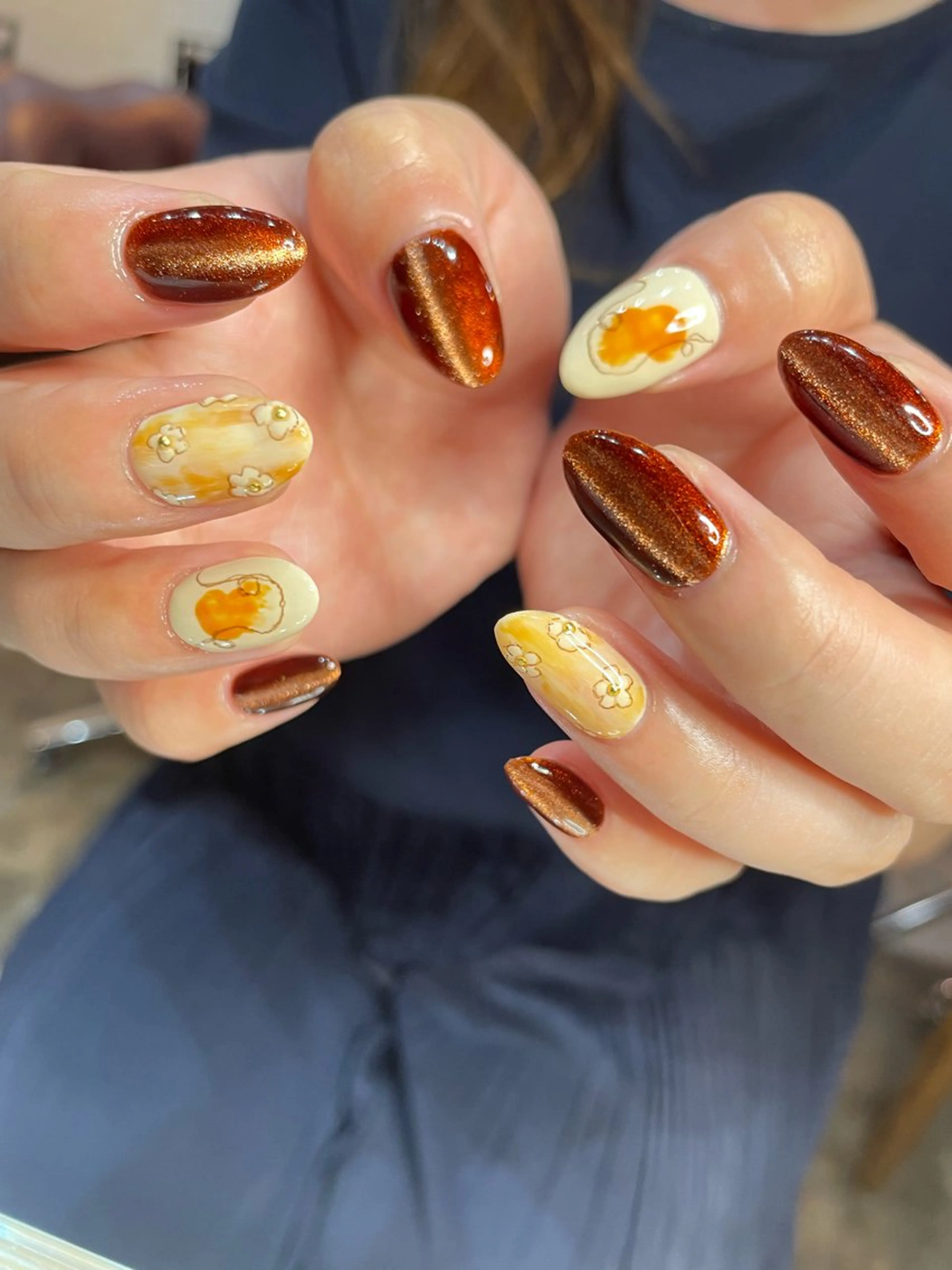 ネイル ハンドネイル ニュアンス🥀個性派 MIYU🪅のネイルデザイン