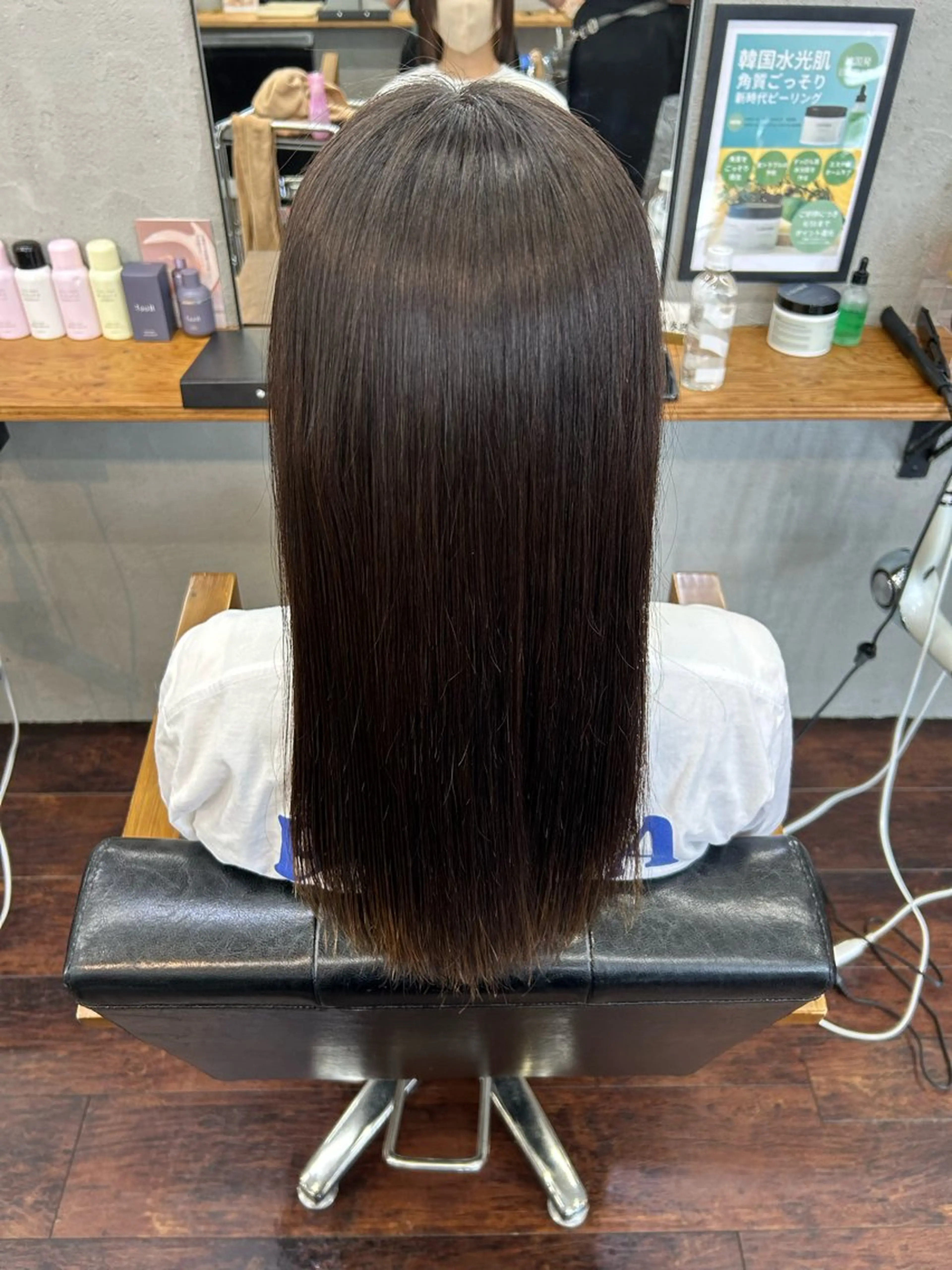 ロング 縮毛矯正 小久保 音々華のヘアスタイル