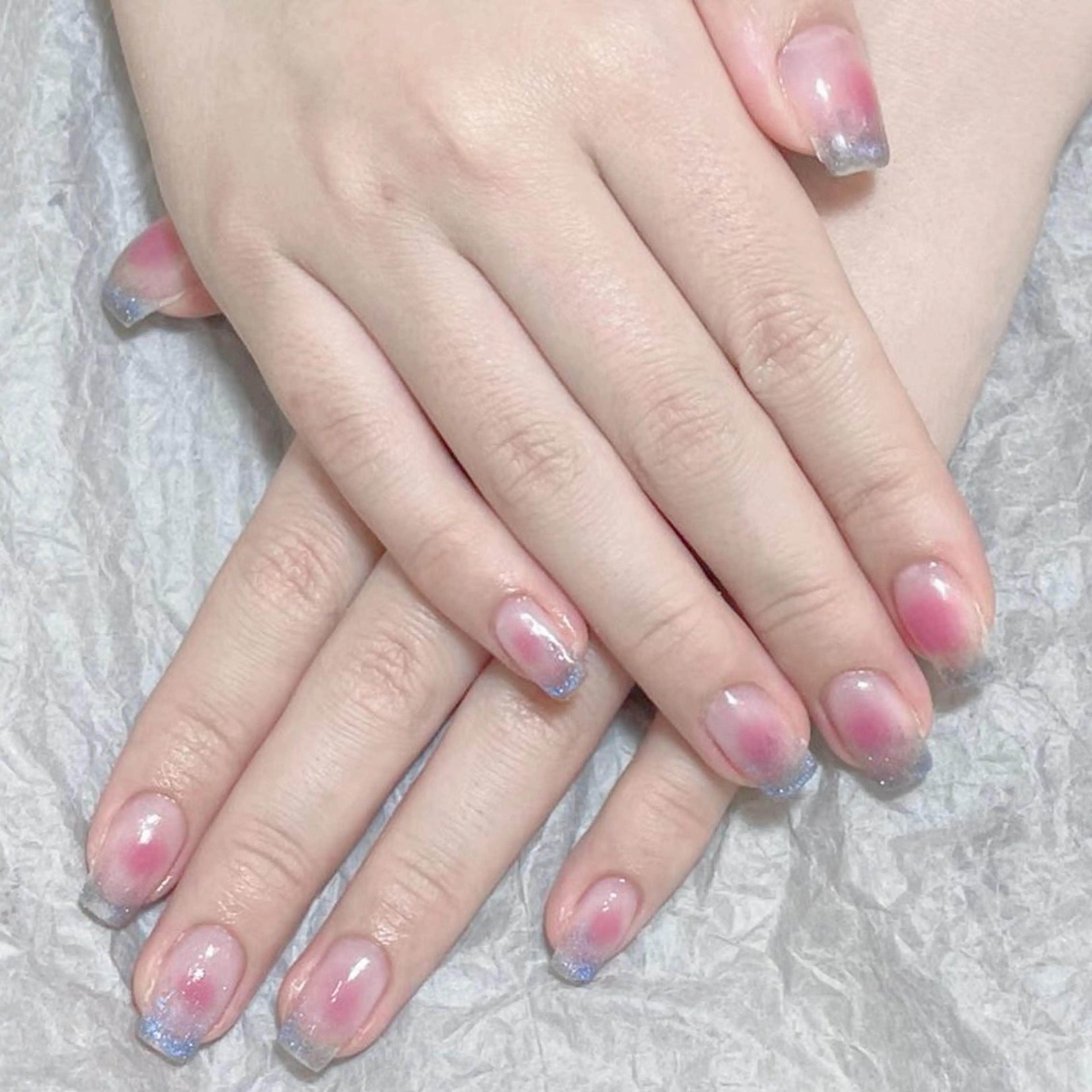 ネイル アートネイル オーロラネイル ガーリー キラキラネイル 韓国ネイル Diamond NAIL✨のネイルデザイン