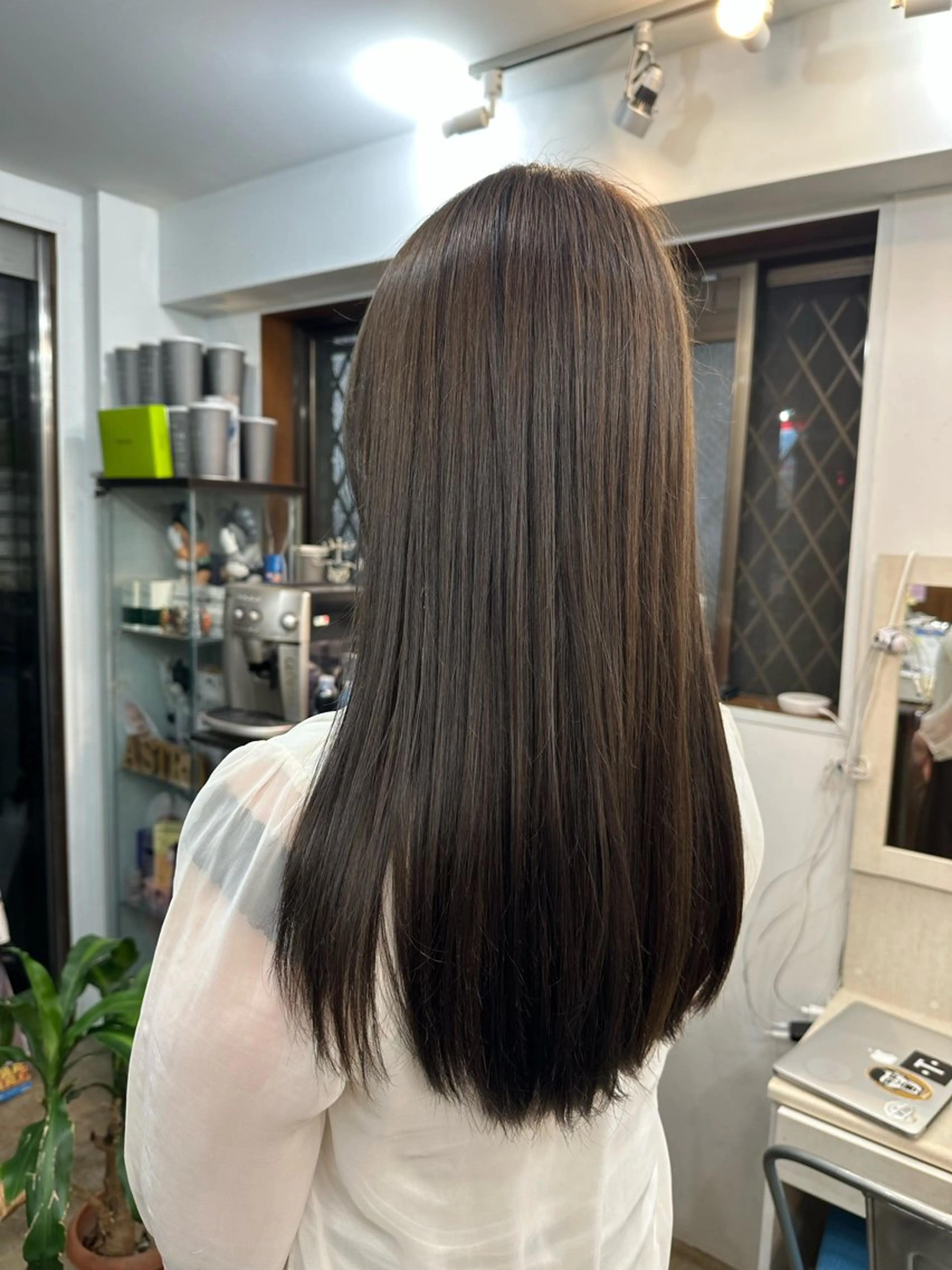 ロング カラー アッシュ 透明感カラー ラベンダーカラー ラベンダーアッシュ ASTRO design of hair所属・メンズ/似合わせ✂️ 田中 梨瑚のヘアスタイル