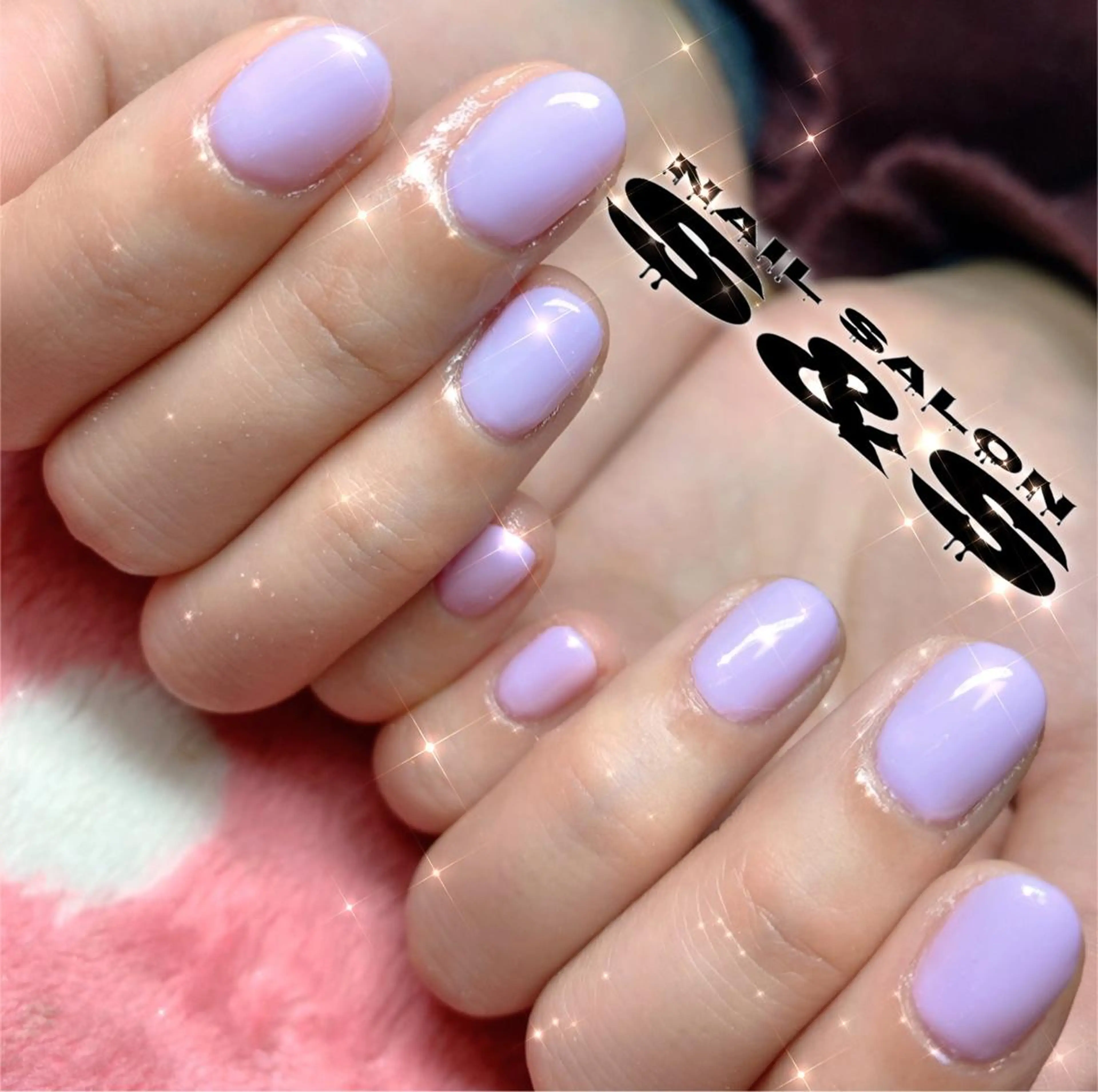 ネイル 長さ出し メンズネイル 持ち込み ワンカラーネイル ピンク S&S 村田小百合のネイルデザイン