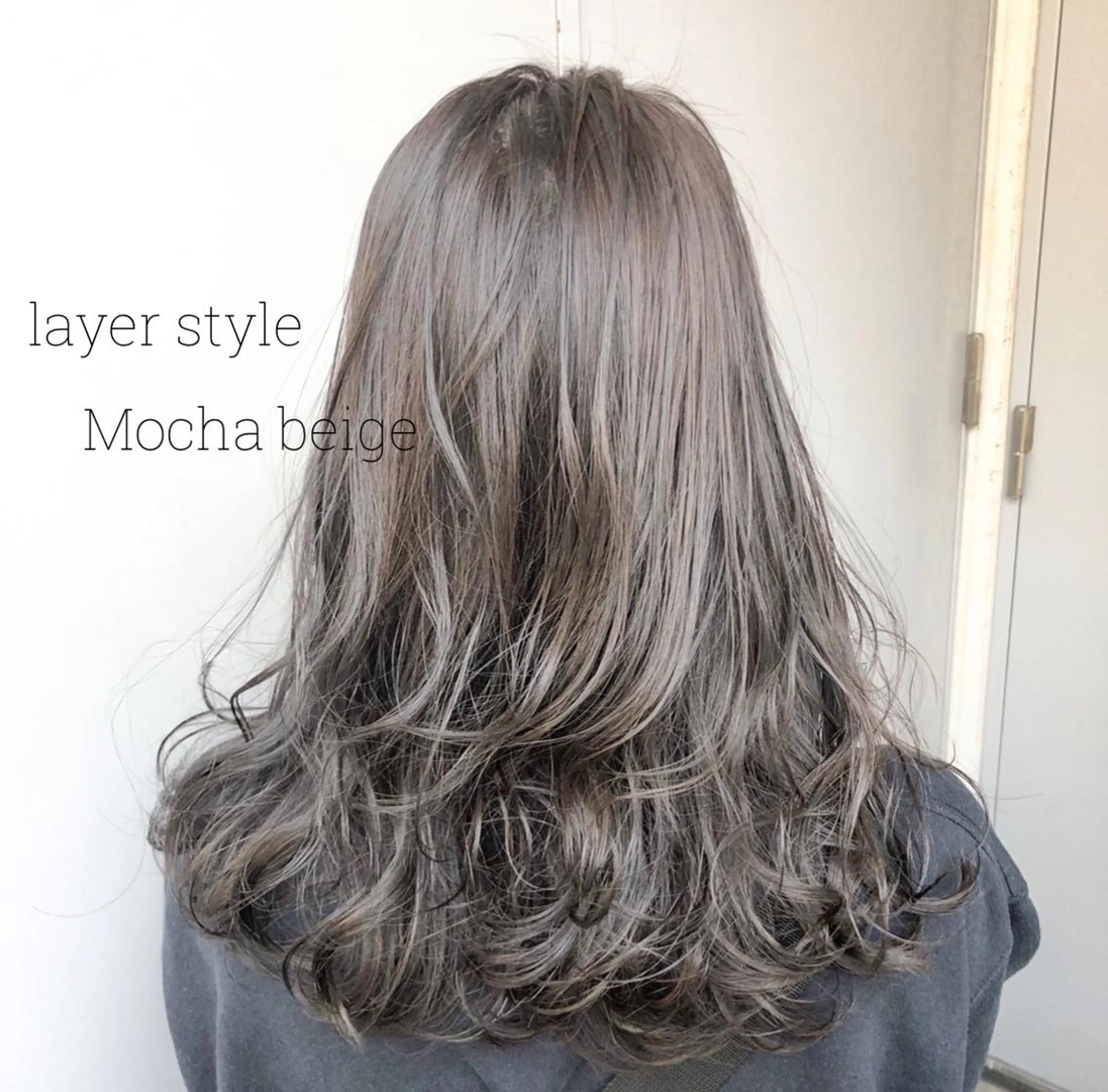 セミロング カラー パーマ ヘアアレンジ メンズ キッズ ネイル マツエク・マツパ Rene'所属・透明感カラー yuriのヘアスタイル