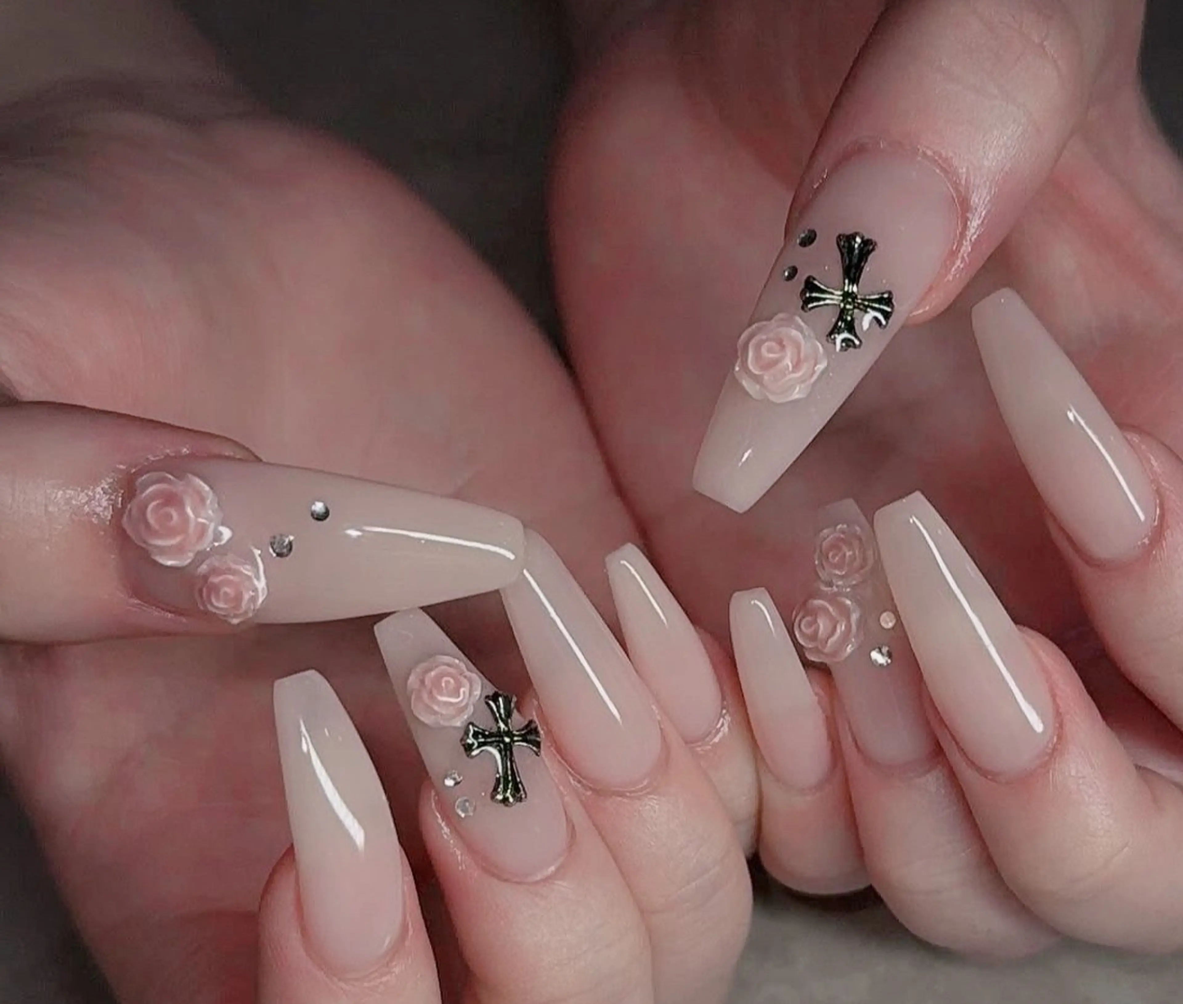 ネイル アートネイル 成人式 ジェルネイル ニュアンスネイル 夏ネイル ハンドネイル H.baby Nai Salon所属・neco H.babynailのネイルデザイン