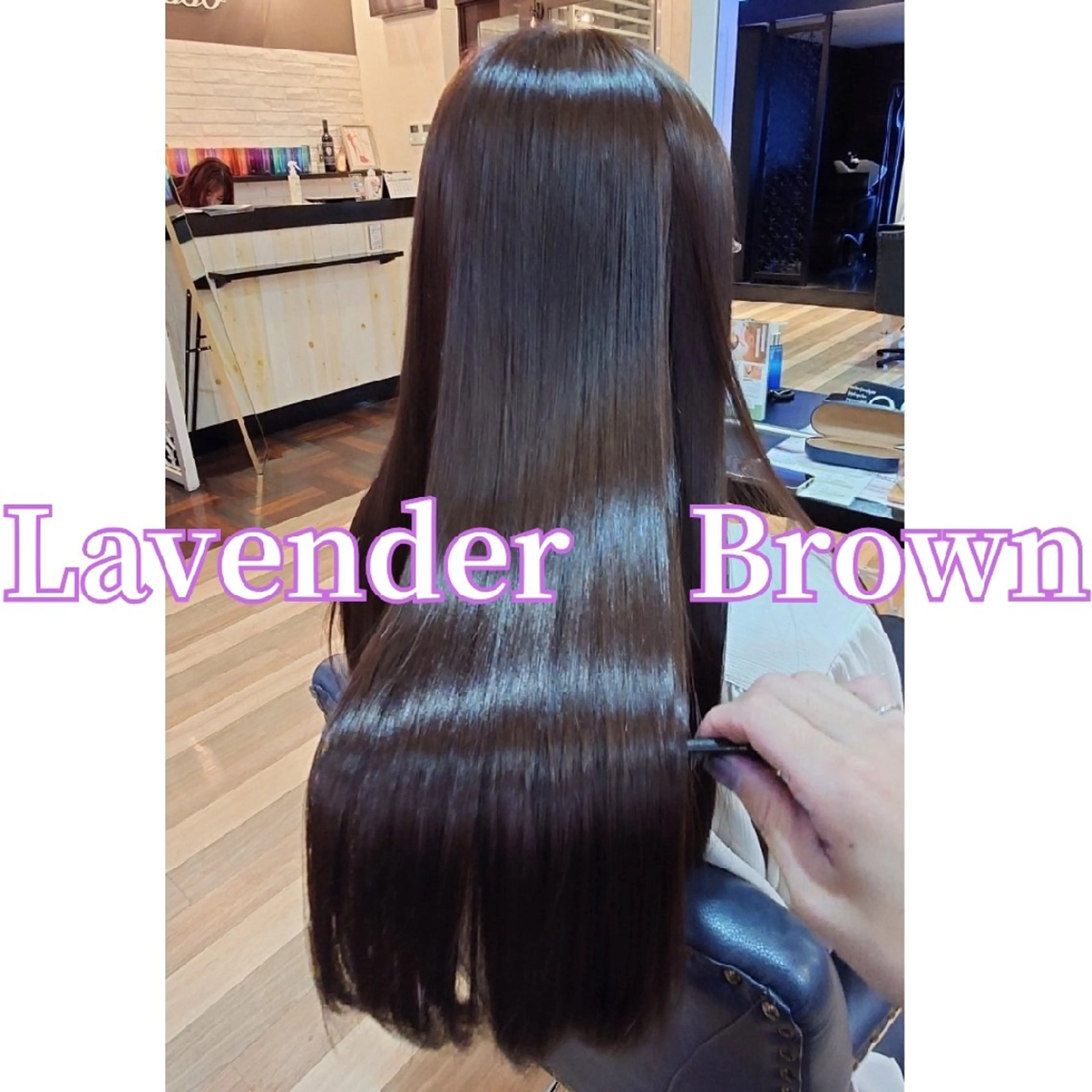 ロング カラー ブラウンカラー 髪質改善 カット ヘアカラー ヘッドスパ Russo(ルッソ)所属・こにし/蒲生四丁目 /髪質改善/スパのヘアスタイル